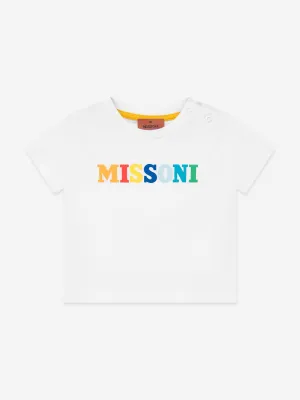Baby Boys Logo T-Shirt in Weiß