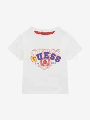 Baby Boys Logo T-Shirt in Weiß