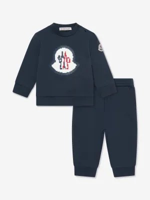Baby Boys Logo Trainingsanzug in Marineblau