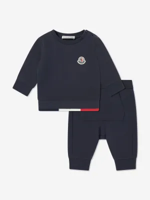 Baby Boys Logo Jogginganzug in Marineblau