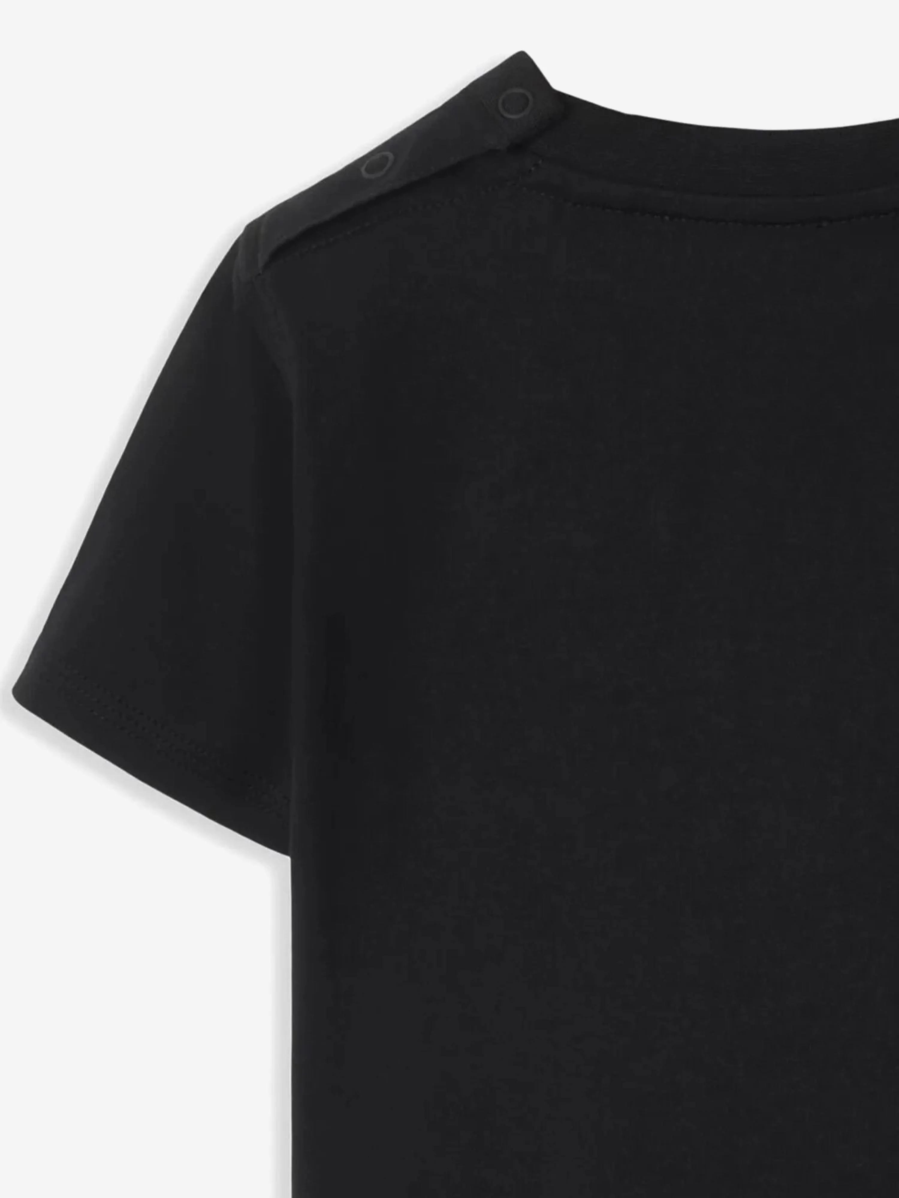 Mini-Zedern-T-Shirt für Jungen in Schwarz