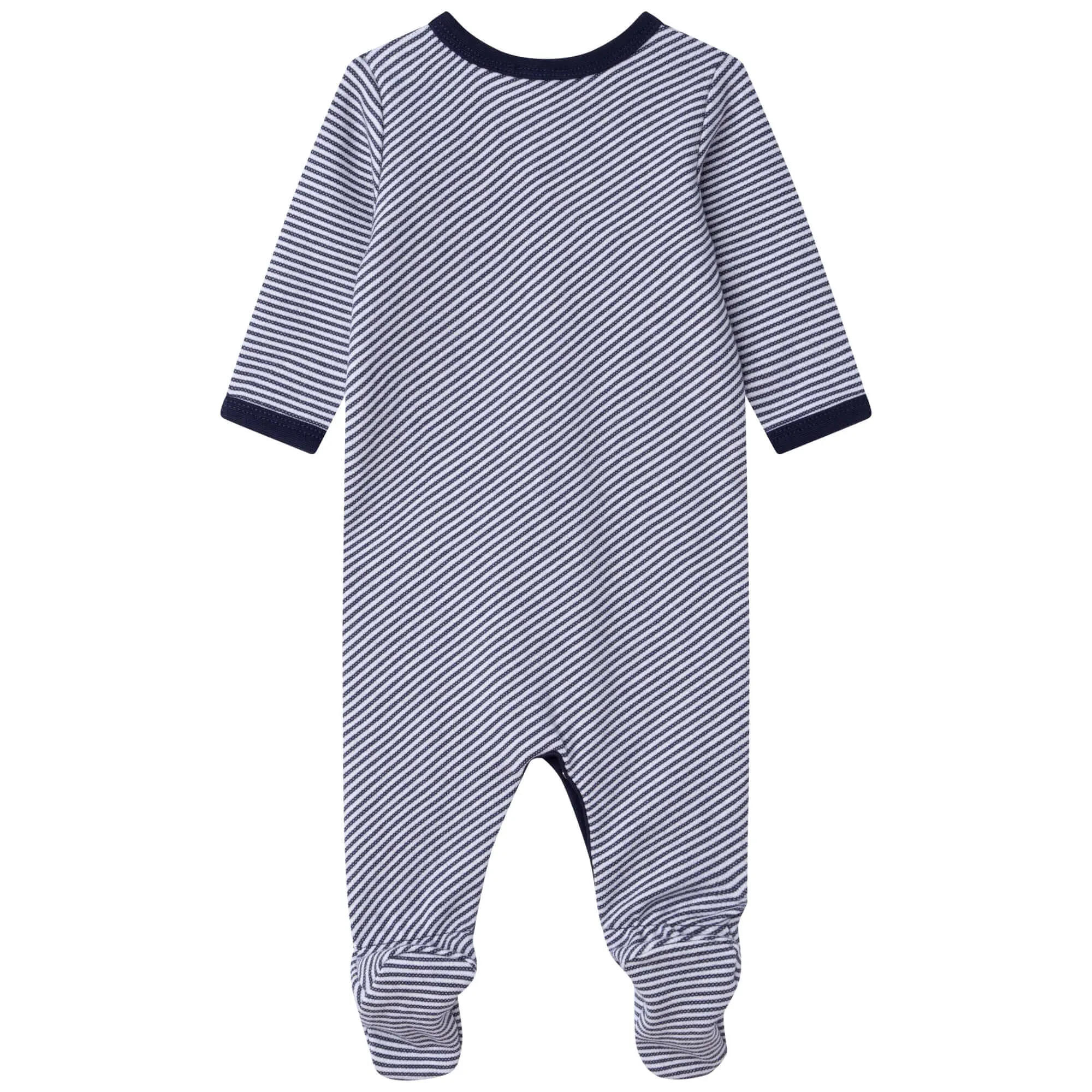 Baby Boys Marineblau Gestreifter Strampler