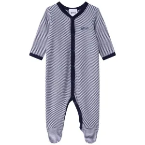 Baby Boys Marineblau Gestreifter Strampler