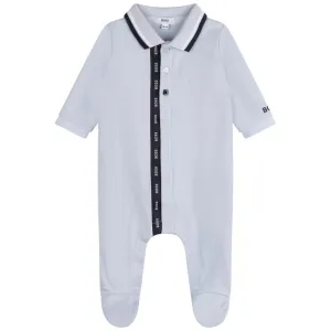 Baby Boys Hellblaues Logo-Babyoverall