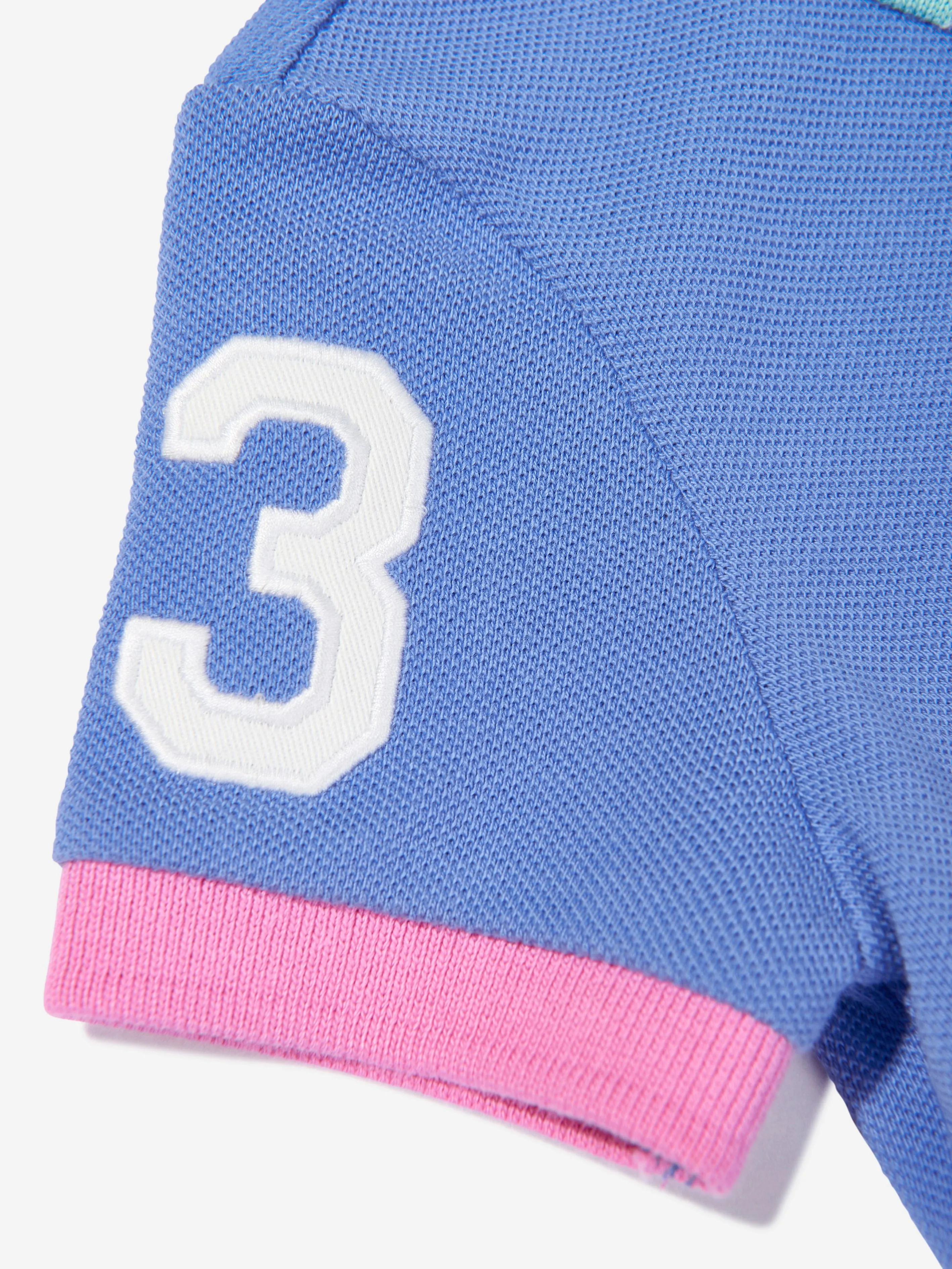 Baby Boys Polo-Strampler in Blau
