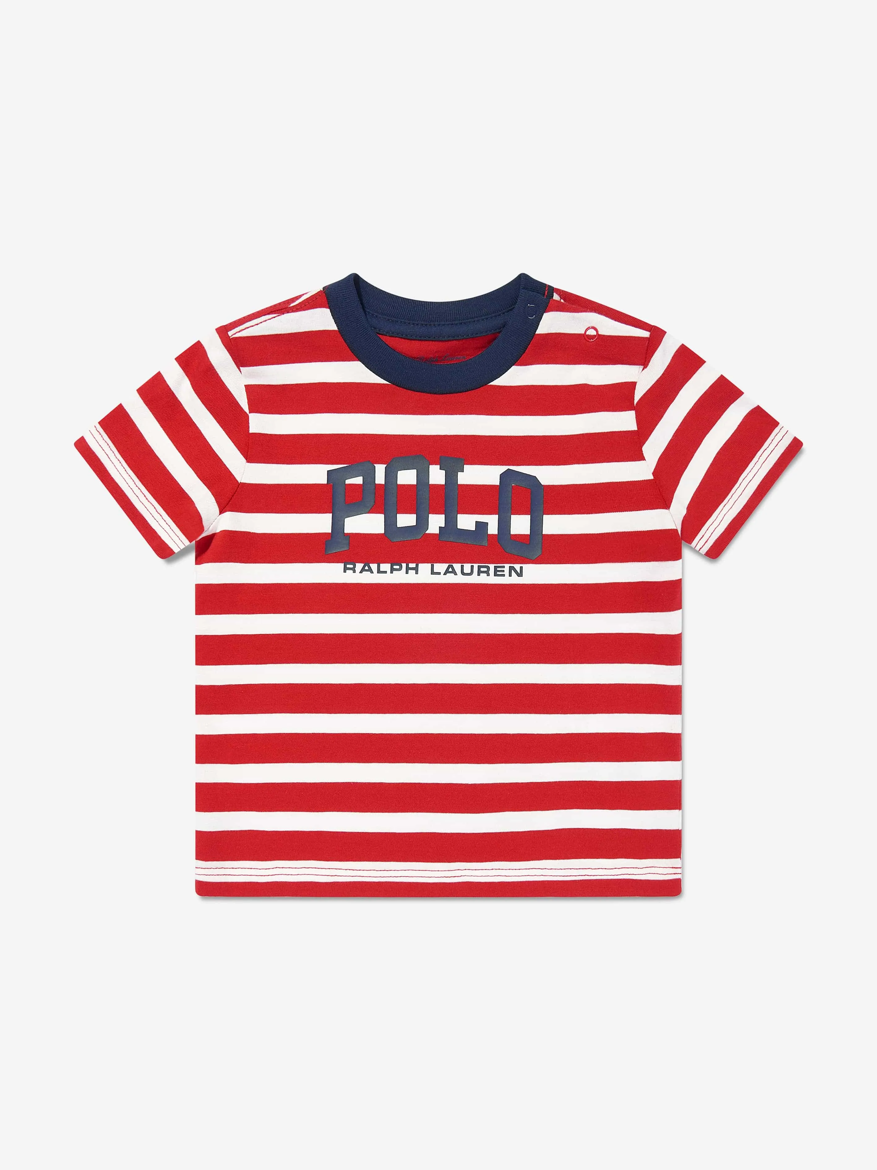 Baby Boys Polo T-Shirt und Shorts Set in Rot