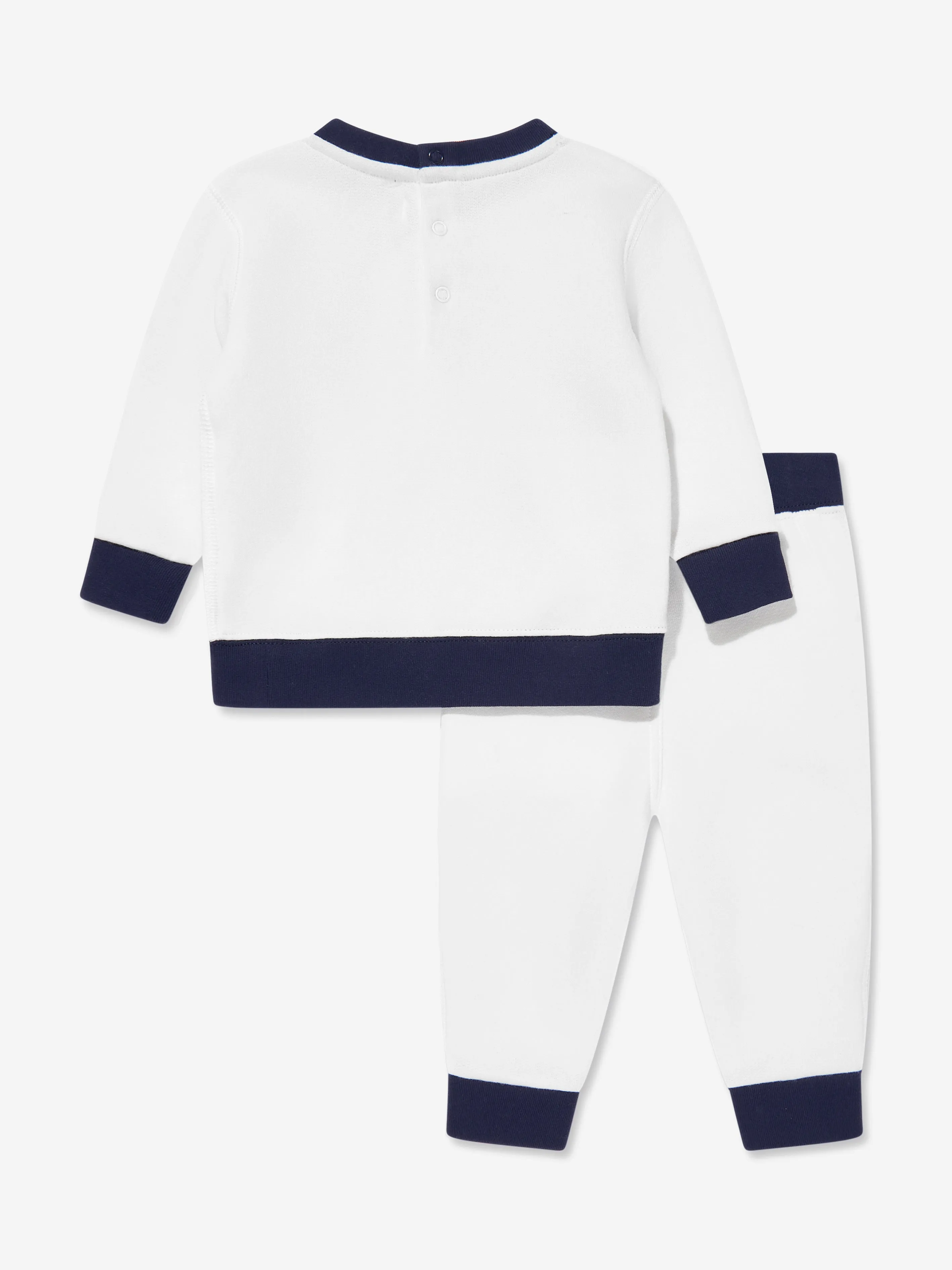 Baby Boys Polo-Tracksuit in Weiß