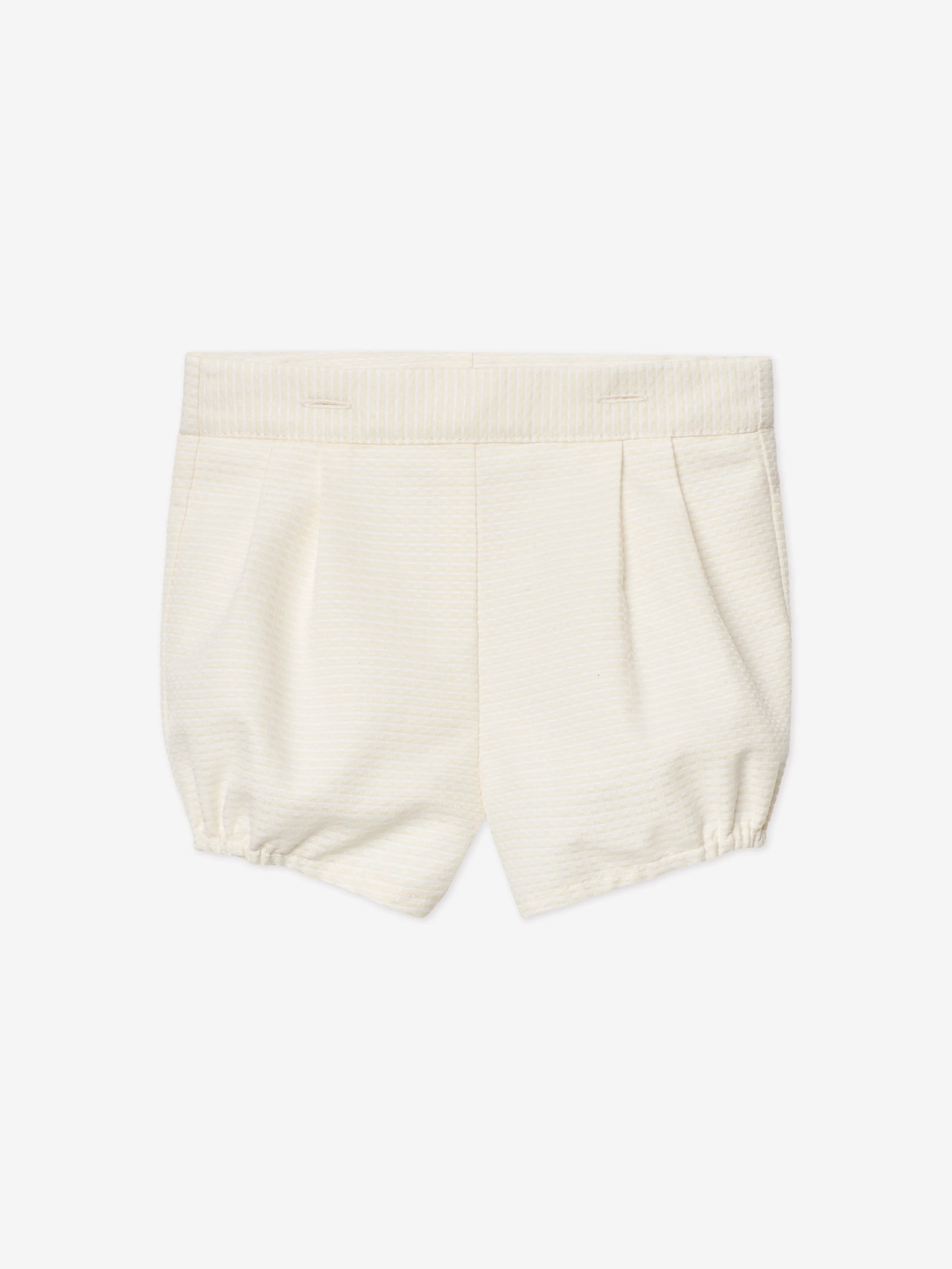 Kurzarm-Bodyset für Jungen in Elfenbein