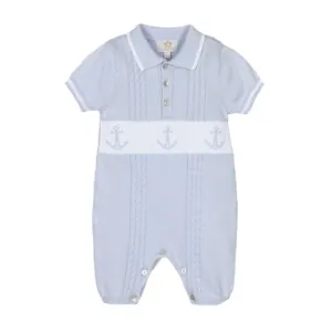 Baby Boys Sky Gestrickter Anhänger-Romper
