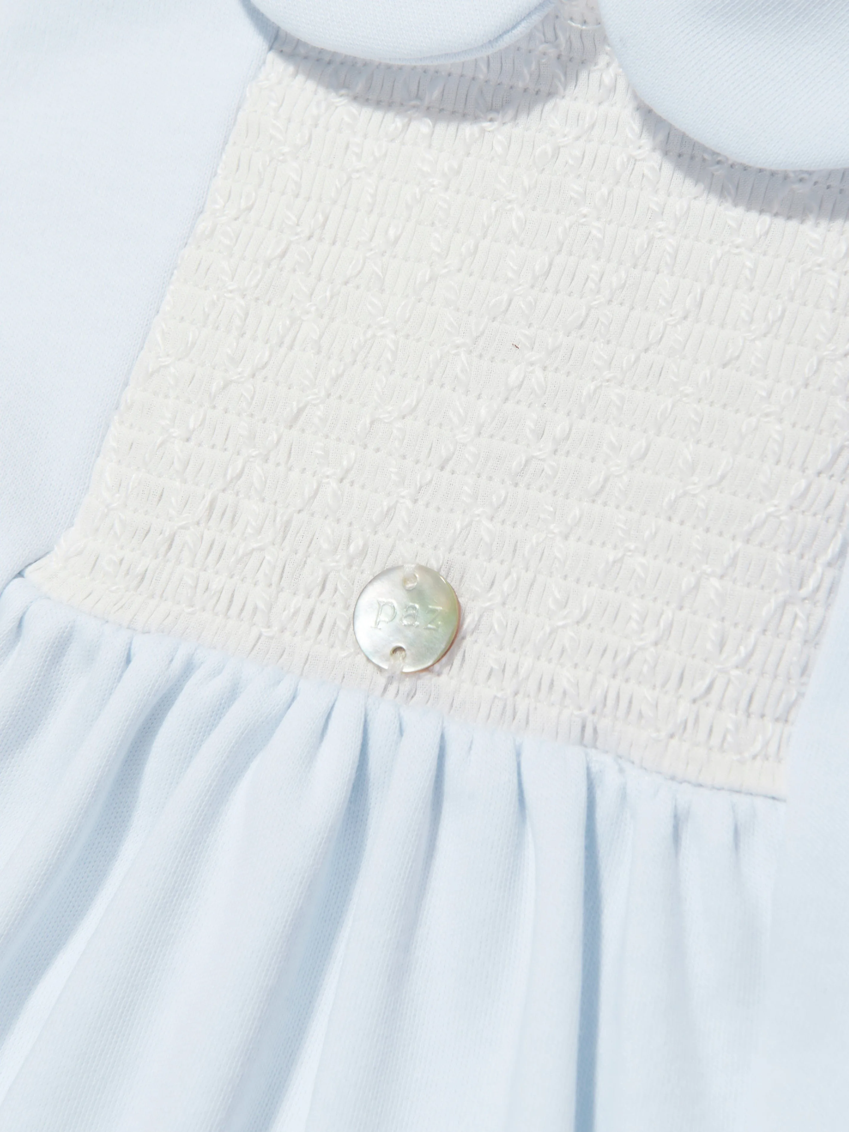 Baby-Jungen Rüschenbody in Blau