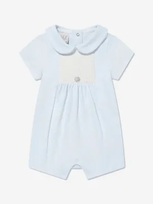 Baby-Jungen Rüschenbody in Blau