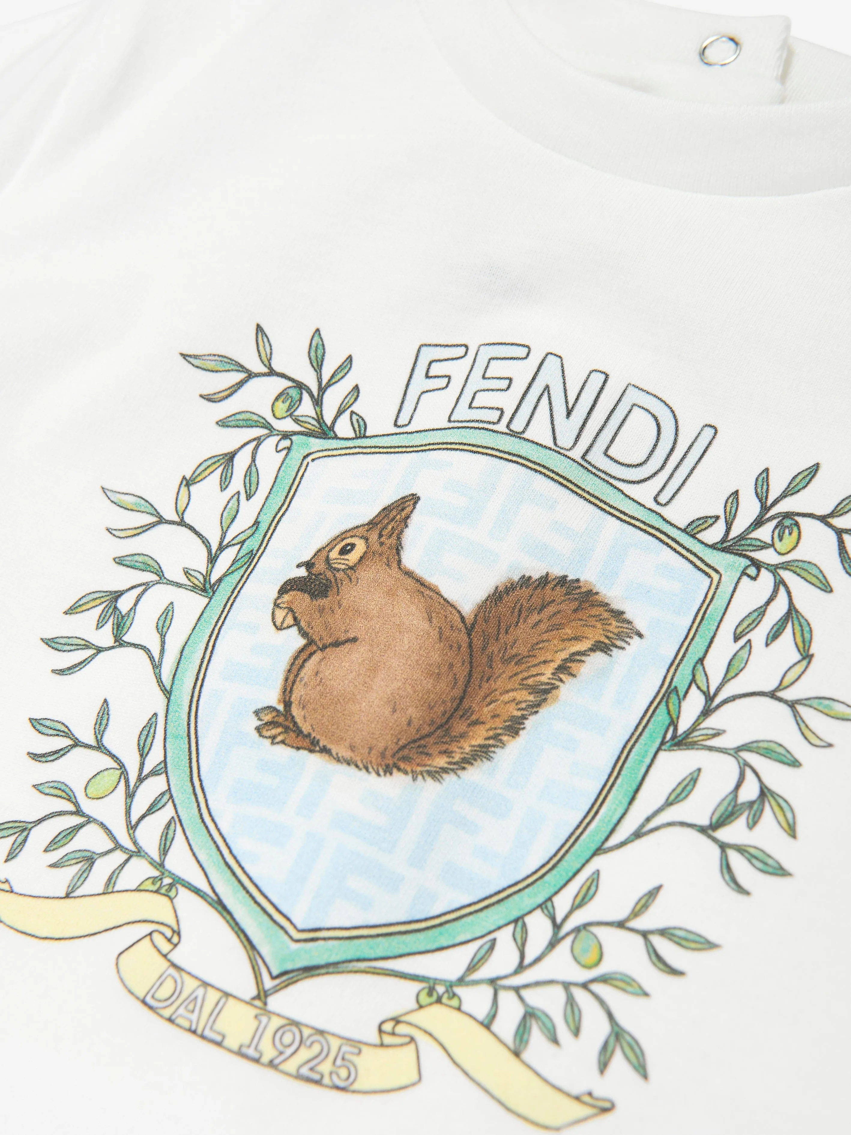 Baby Boys Eichhörnchen T-Shirt in Weiß