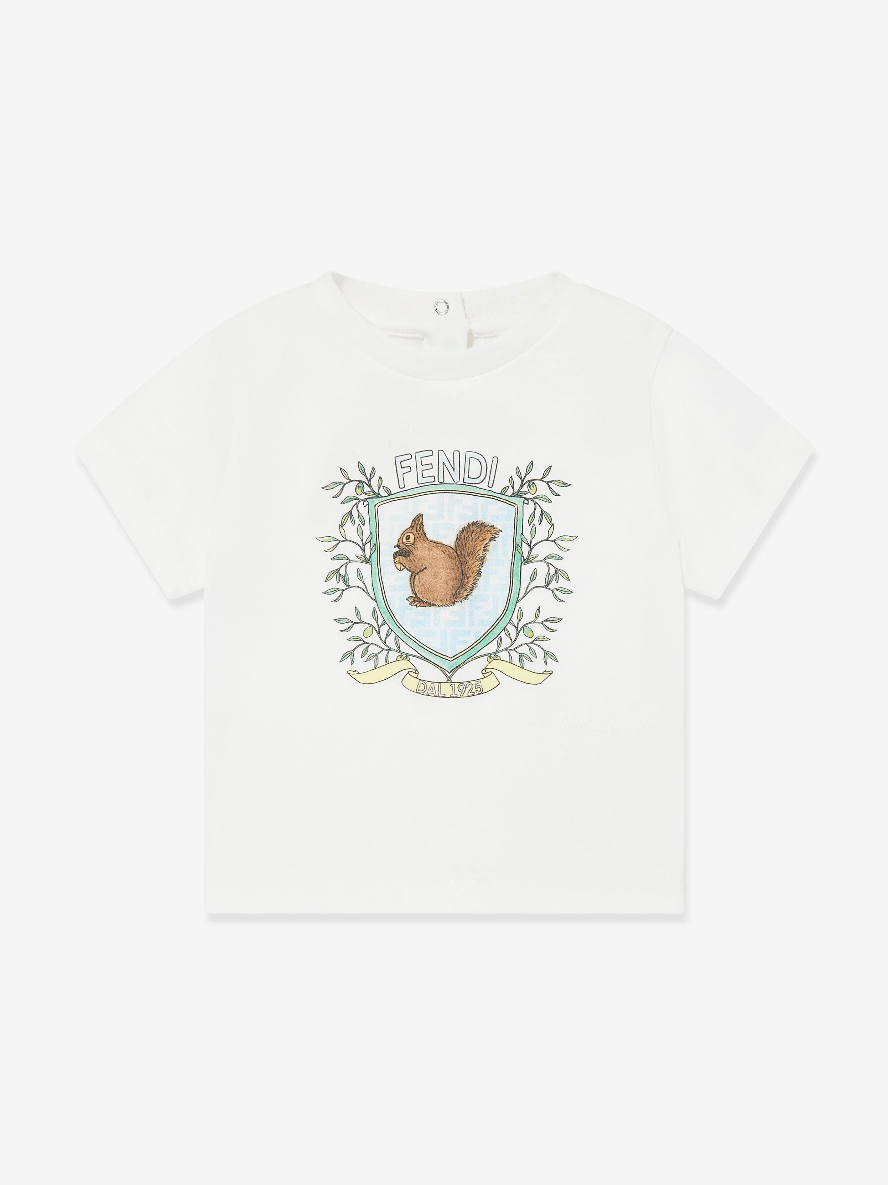 Baby Boys Eichhörnchen T-Shirt in Weiß