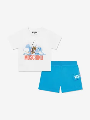 Baby-Jungen T-Shirt und Shorts Set in Blau