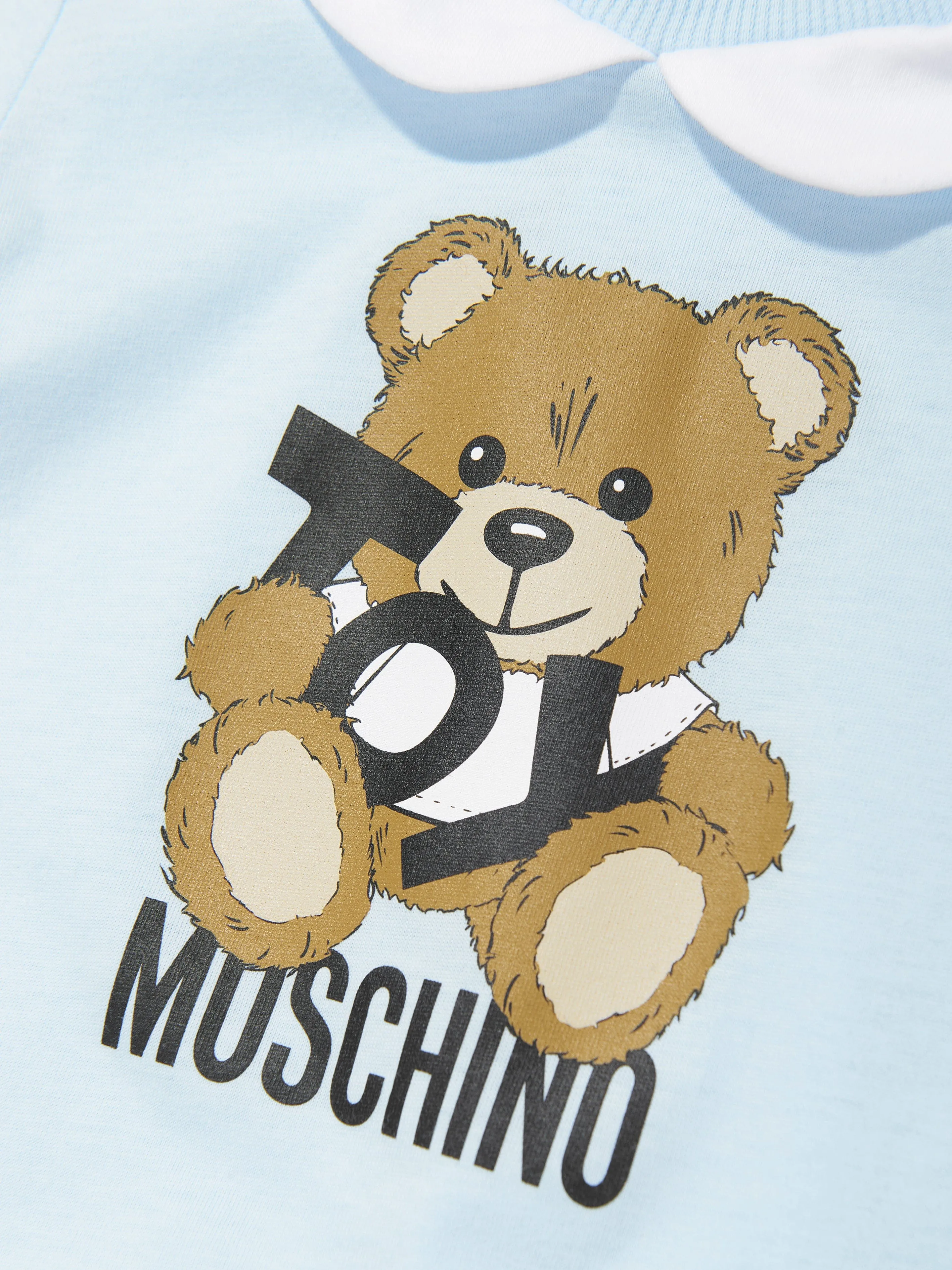 Baby Boys Teddybär Logo Strampler in Blau