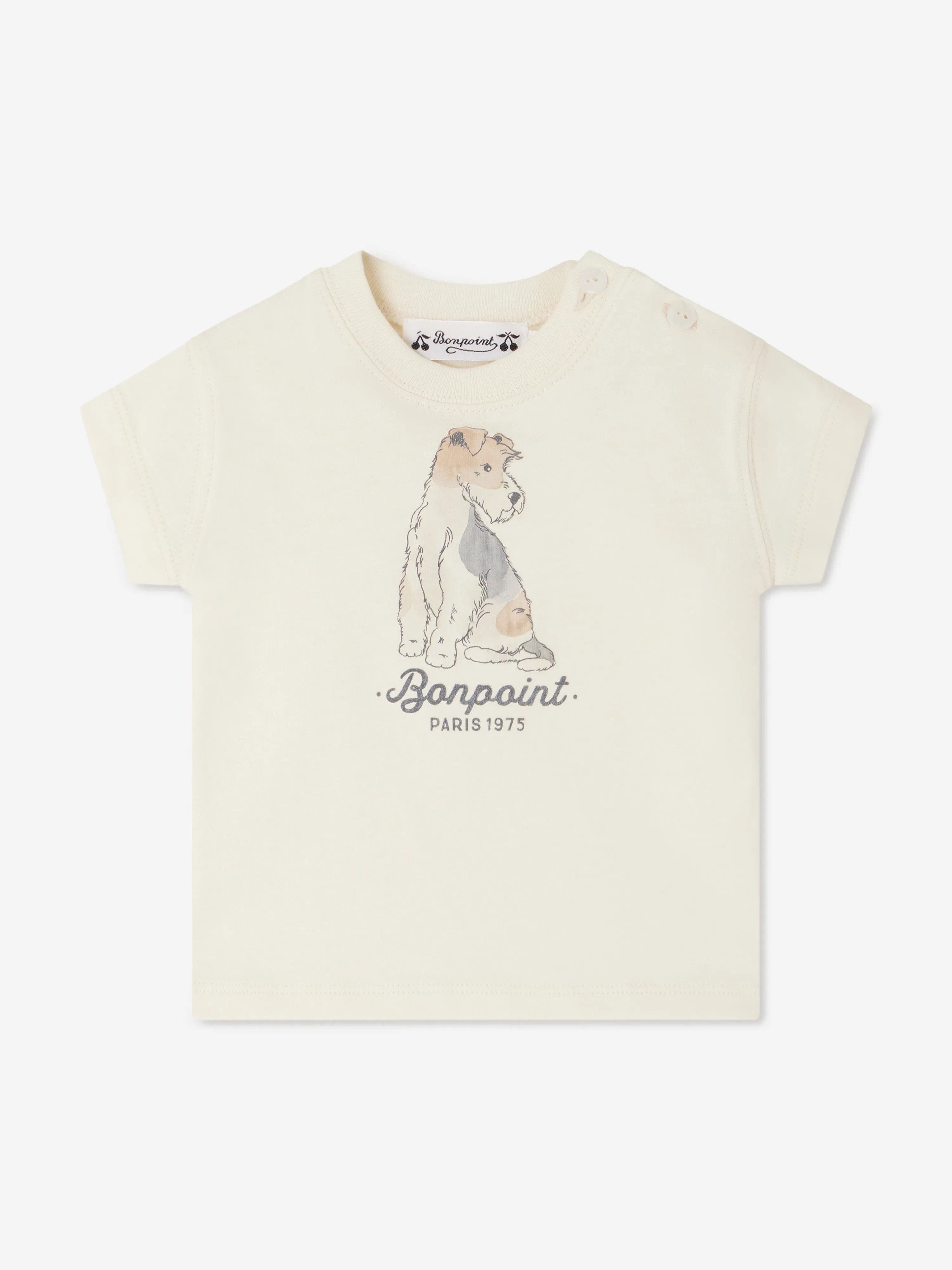 Baby Boys Tom T-Shirt in Elfenbein