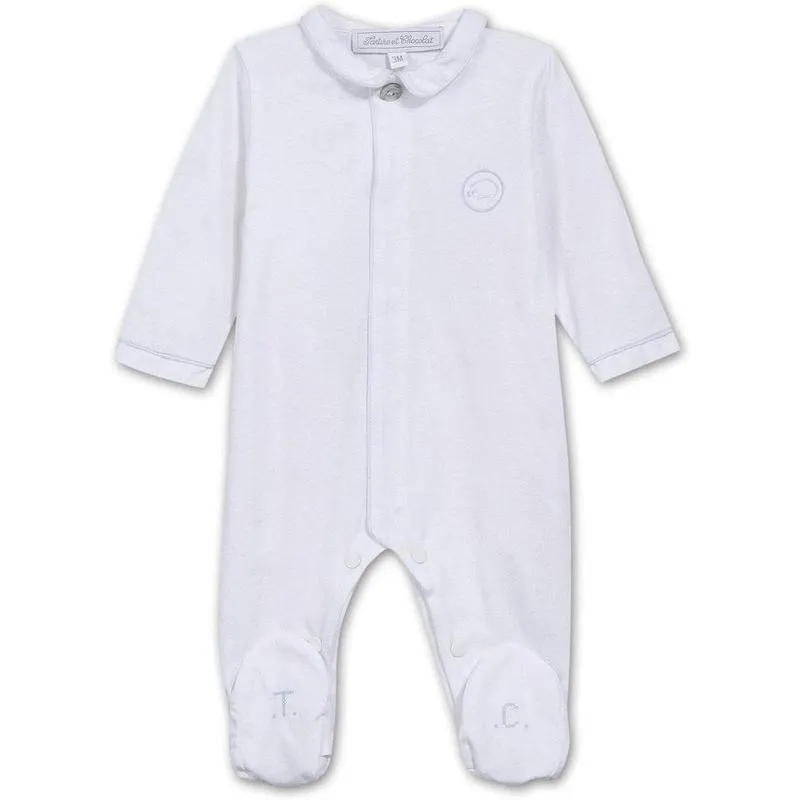 Weißer Babybody für Jungen