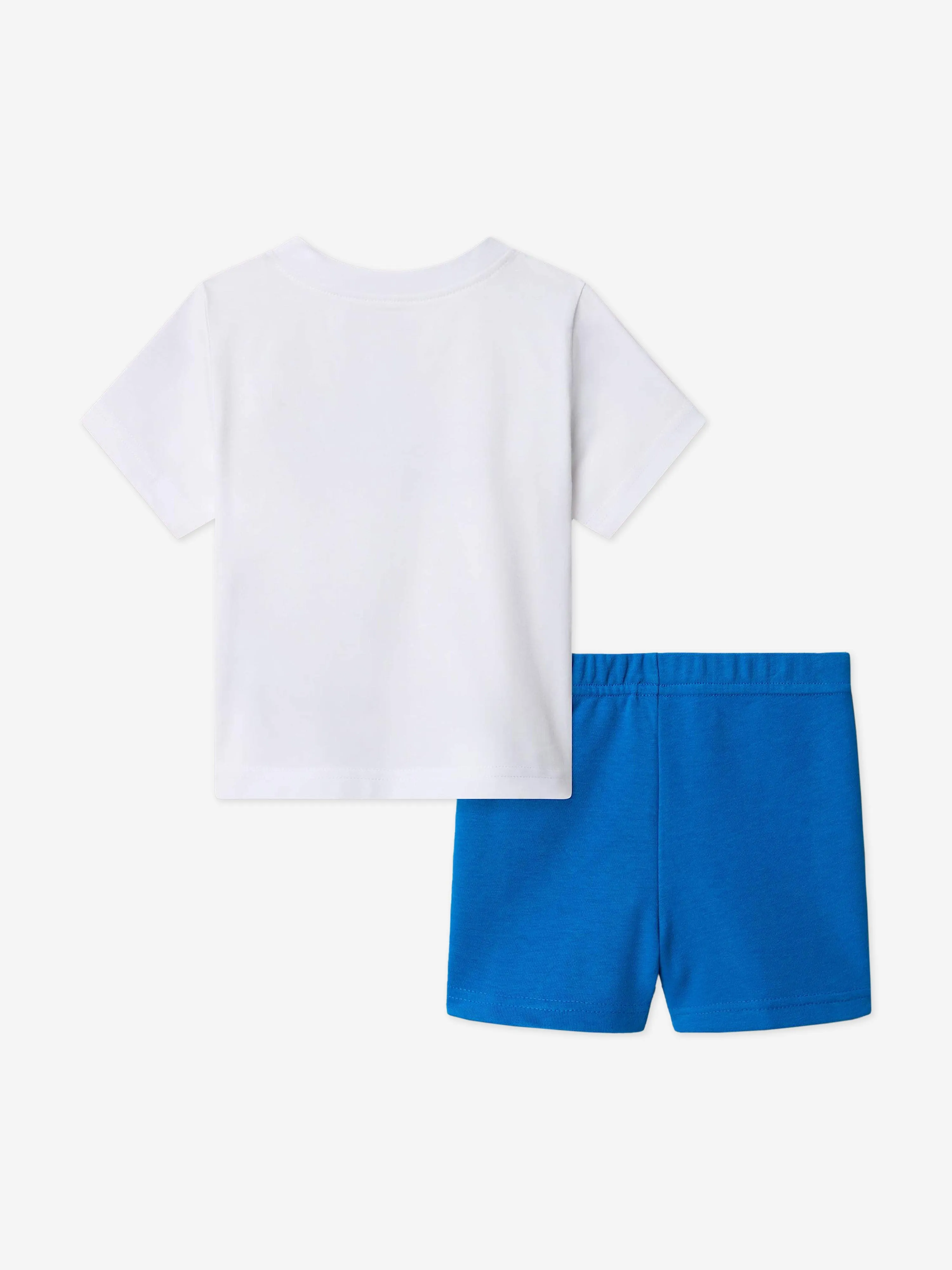 Baby Baumwoll-Kurzarm-Set in Blau