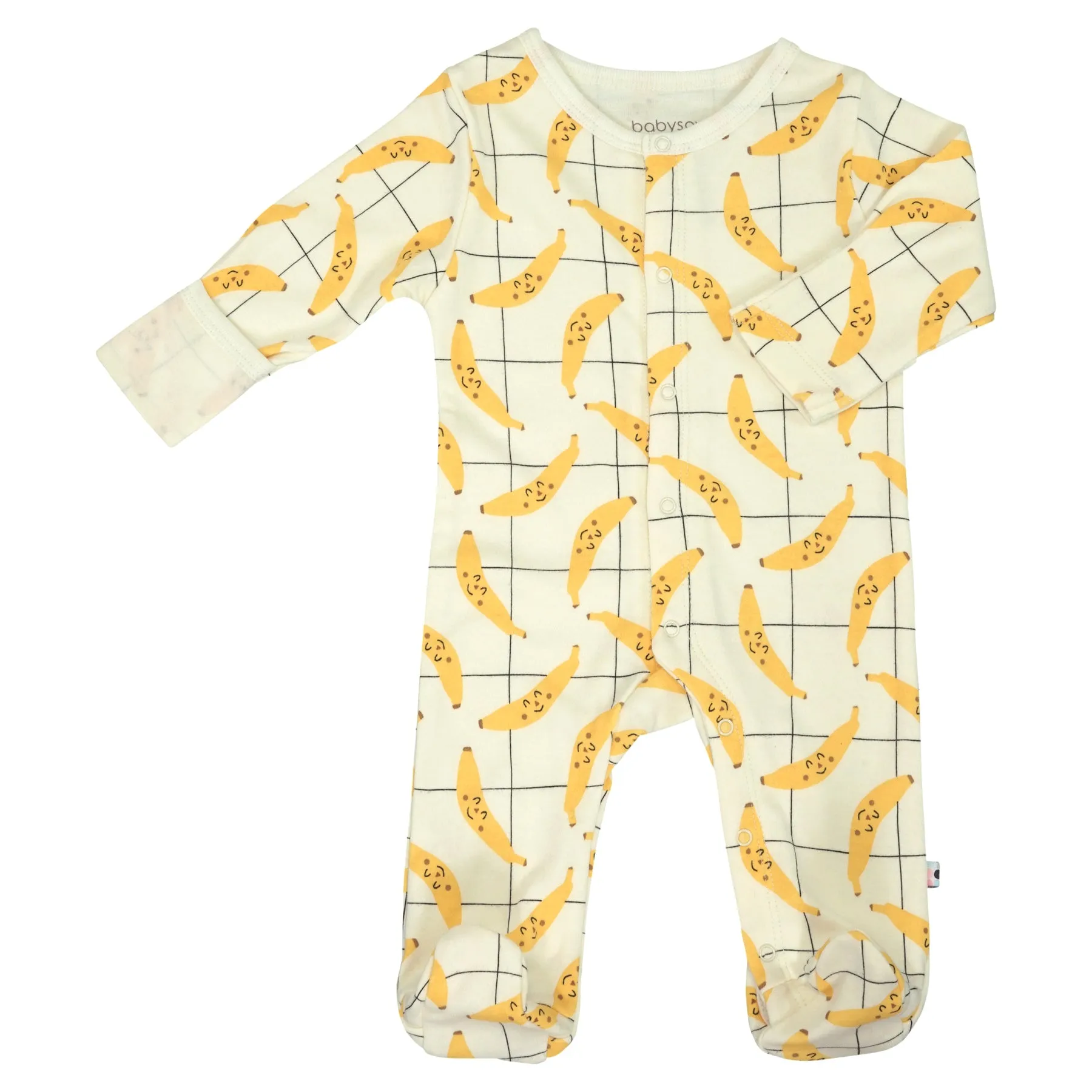 Baby-Früchte-Muster Schnapp-Füßchen-Schlafanzug