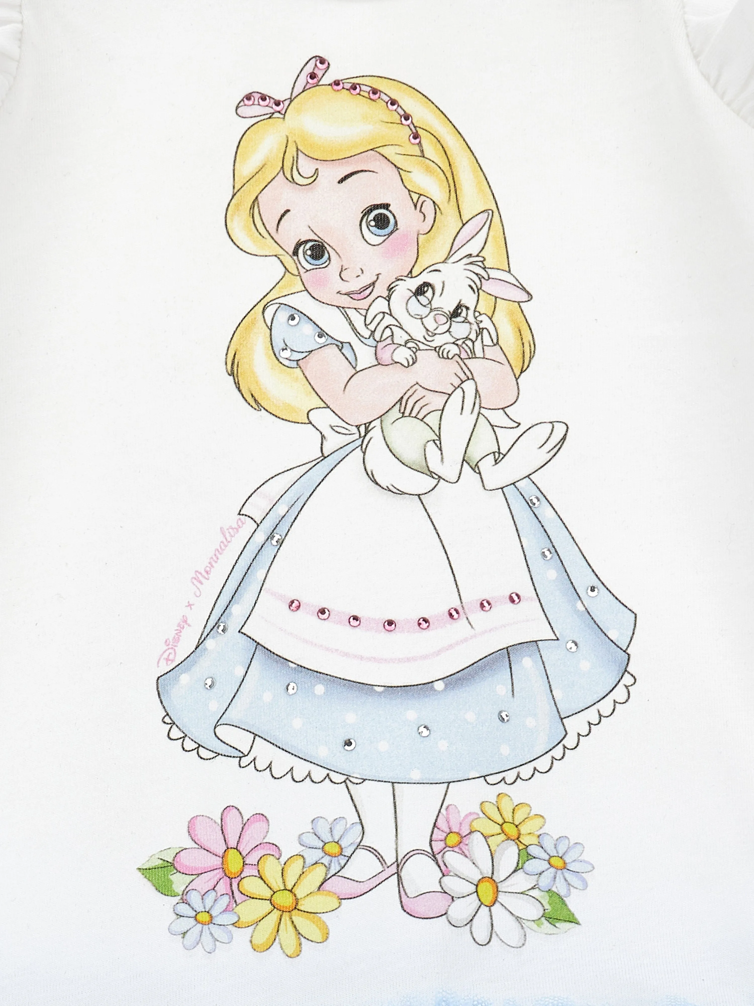 Baby Girls Alice Im Wunderland Kleid in Weiß