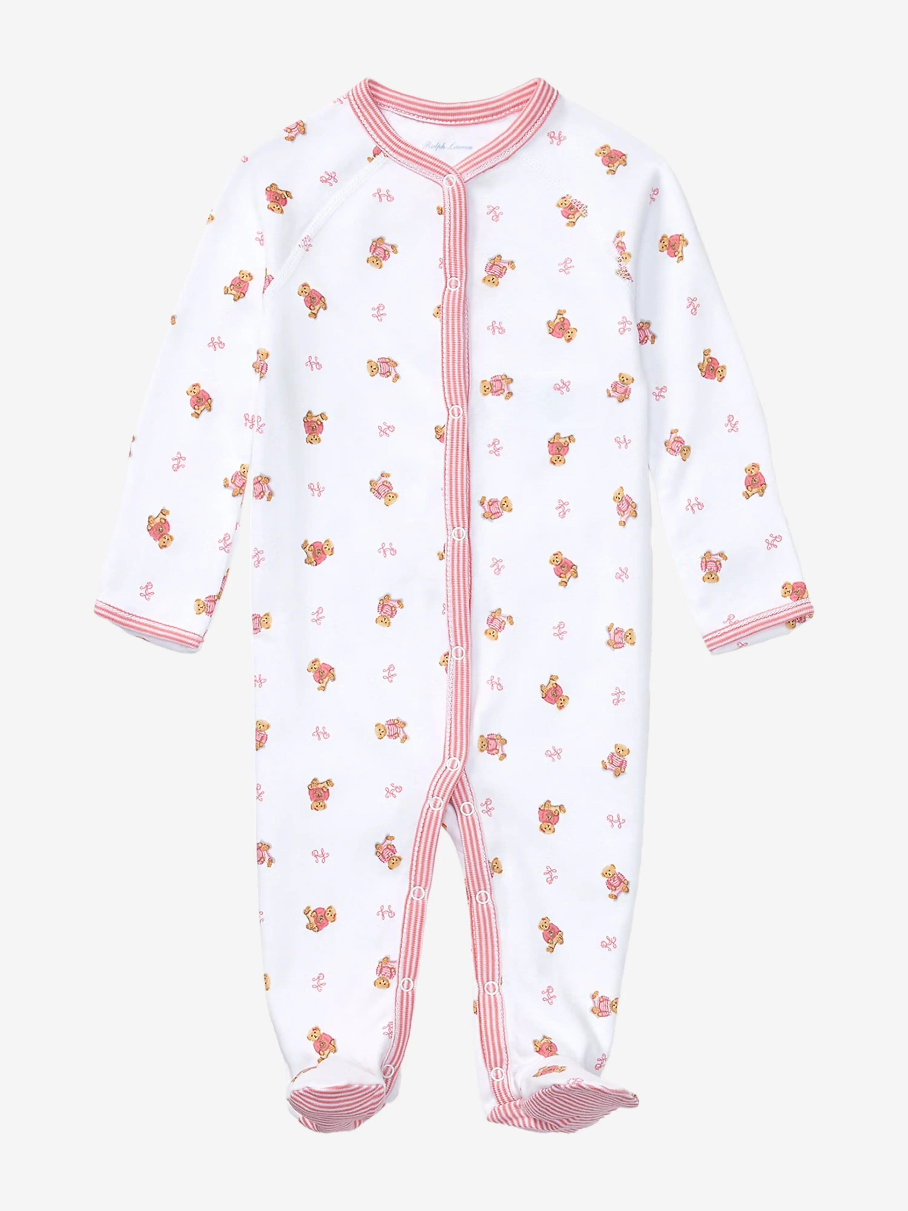 Baby-Mädchen Bären-Body in Weiß