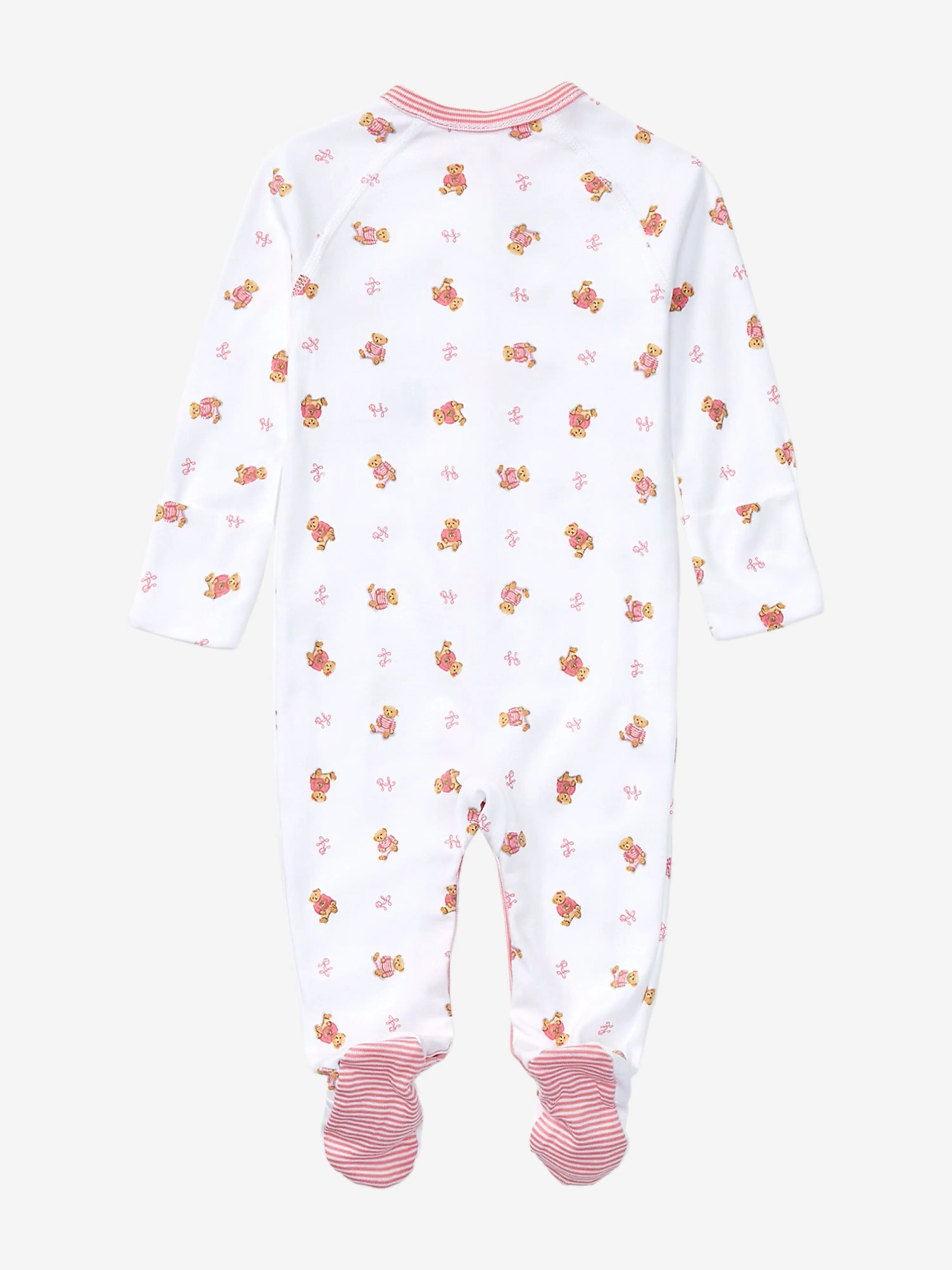 Baby-Mädchen Bären-Body in Weiß