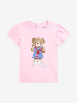 Rosa Bären-T-Shirt für Baby-Mädchen