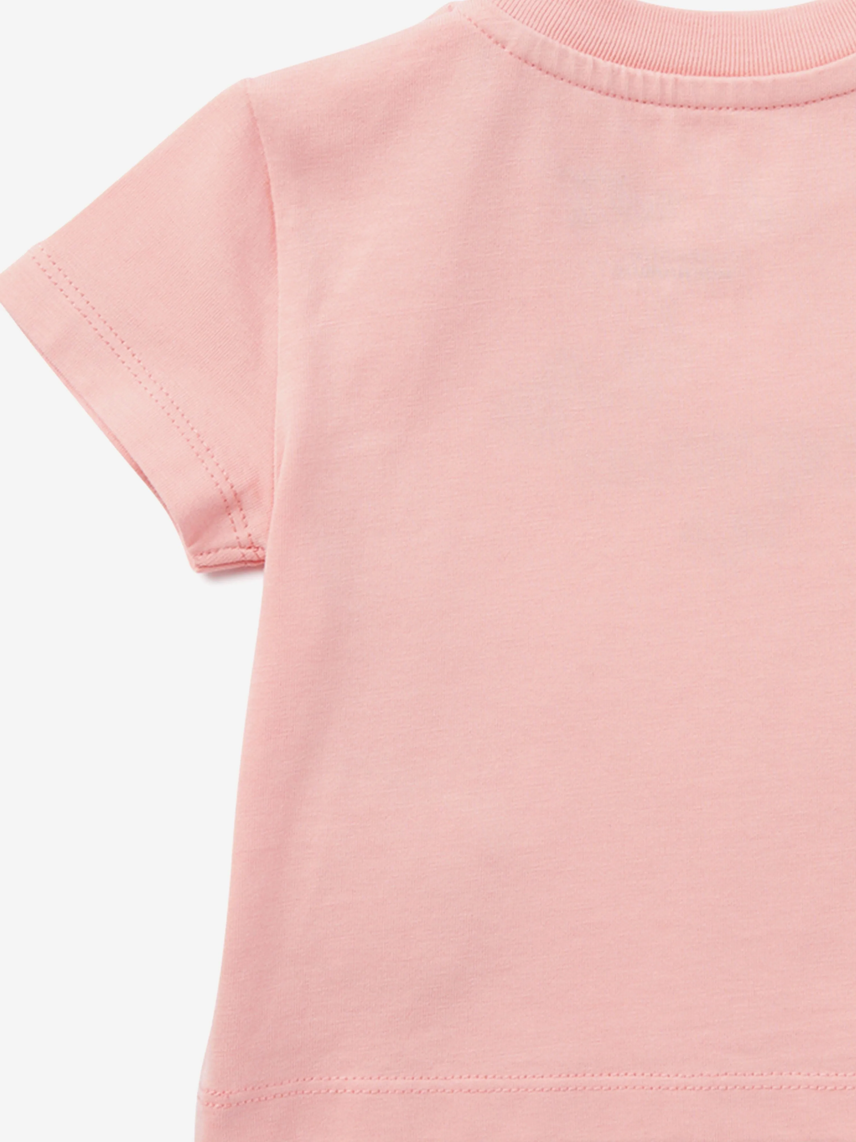 Rosa T-Shirt mit Schmetterlingsmotiv für Mädchen