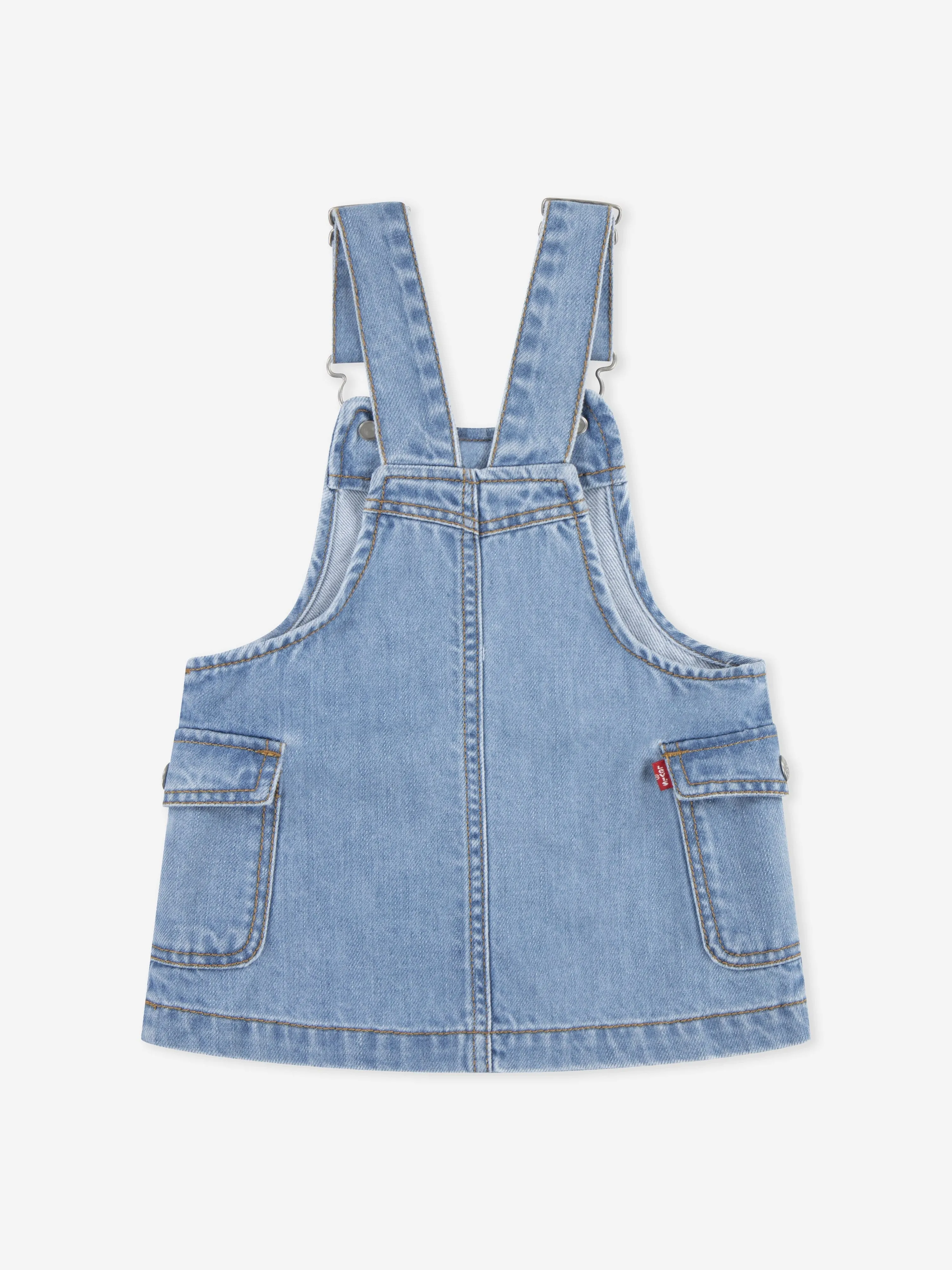 Blaue Cargo-Latzhose für Mädchen