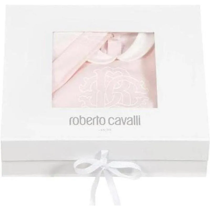 Baby Girls Cavalli Hellrosa Baby-Strampler Geschenkset