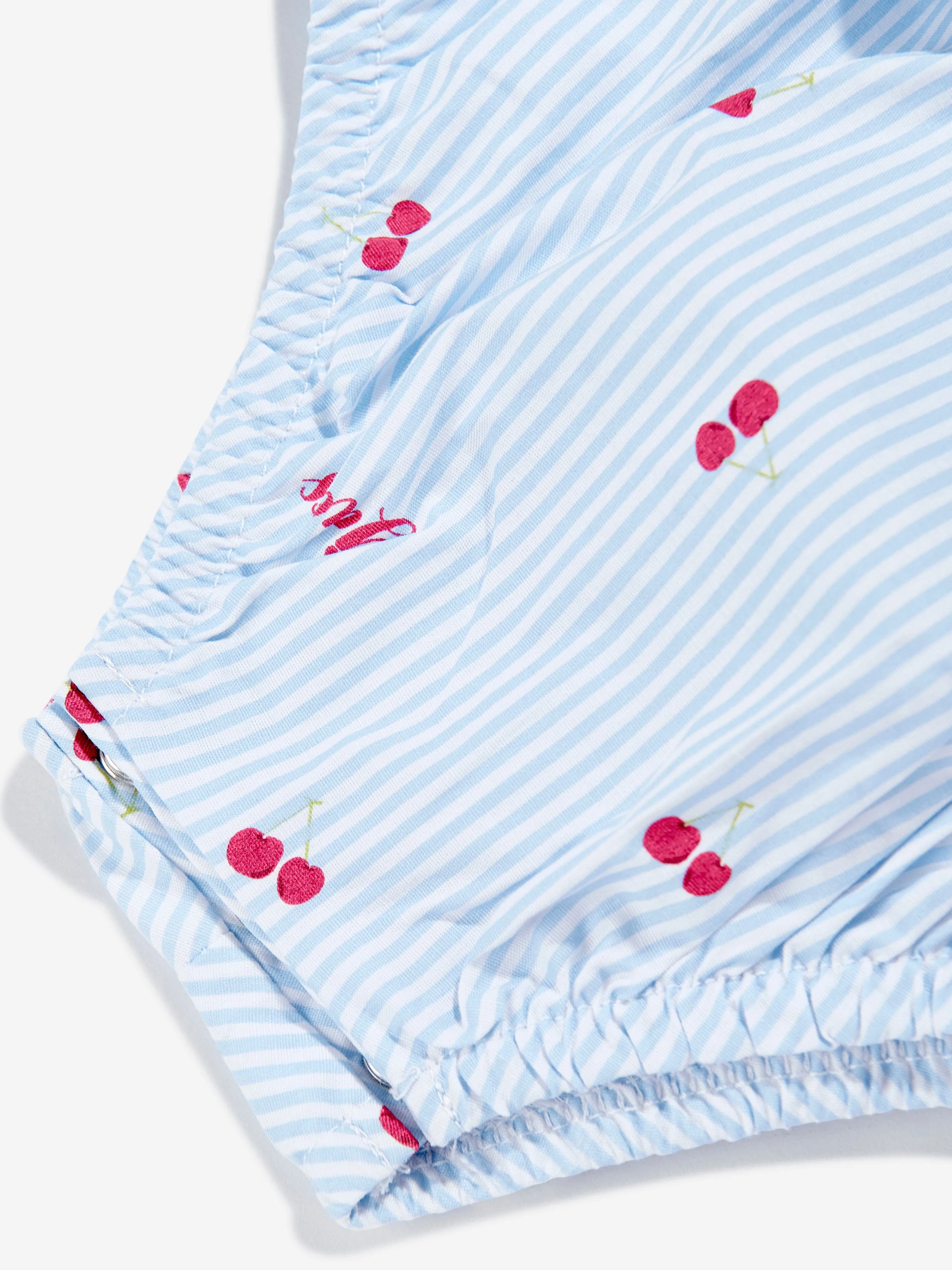 Baby Girls Kirsch-Bodykleid in Blau