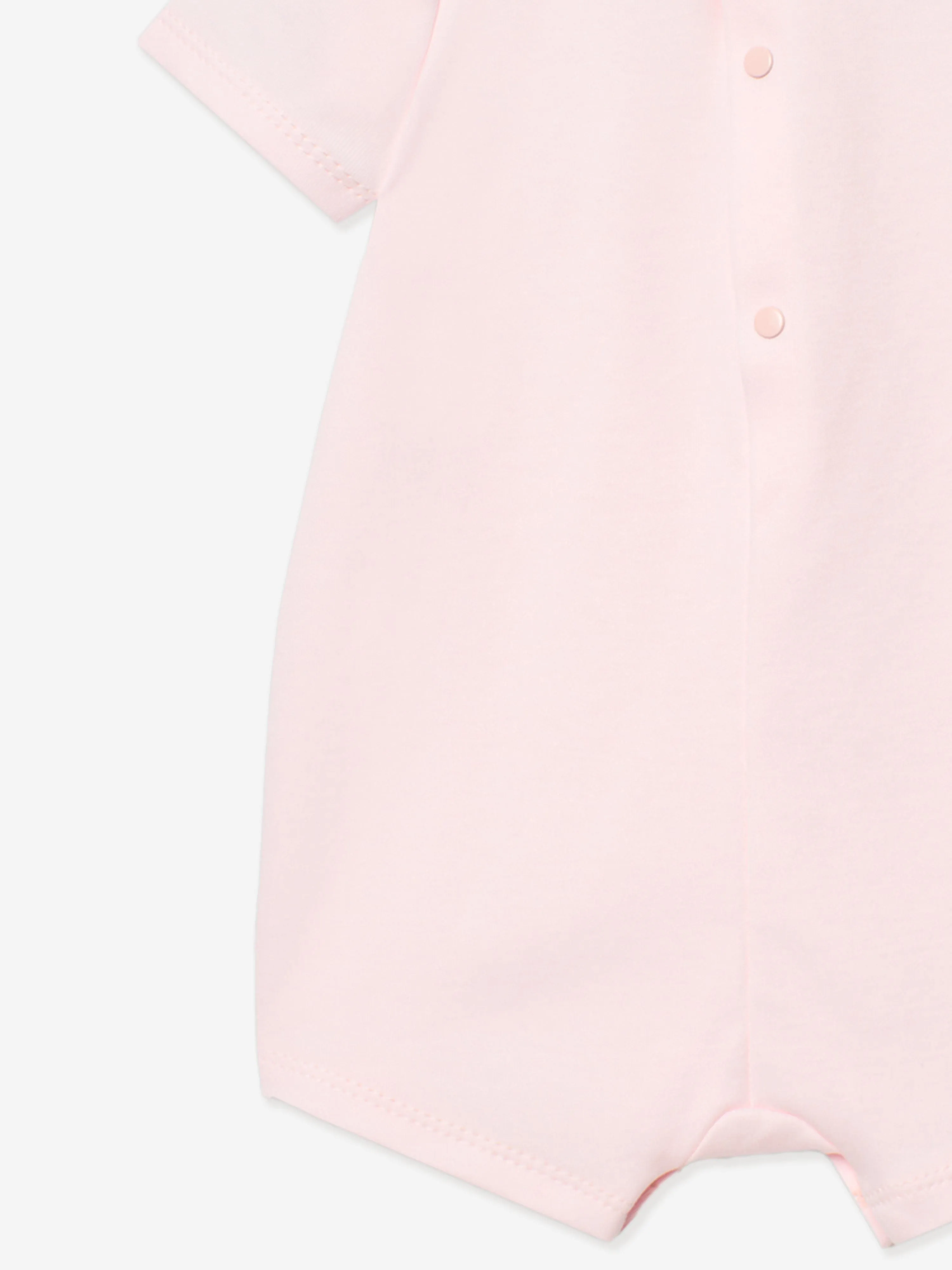 Rosa Baumwoll-Strampler für Baby-Mädchen
