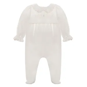 Baby Girls Cream Babygrow