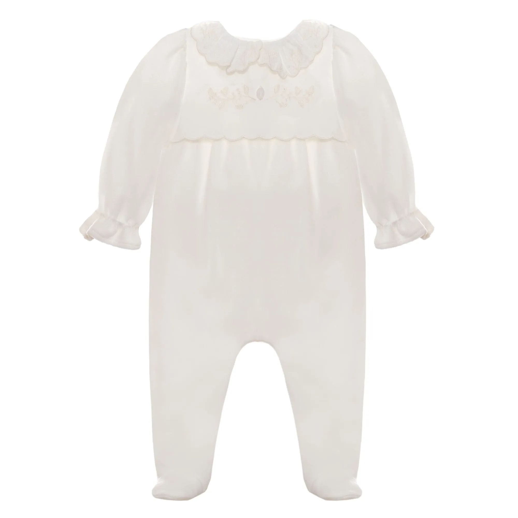 Baby Girls Cream Babygrow