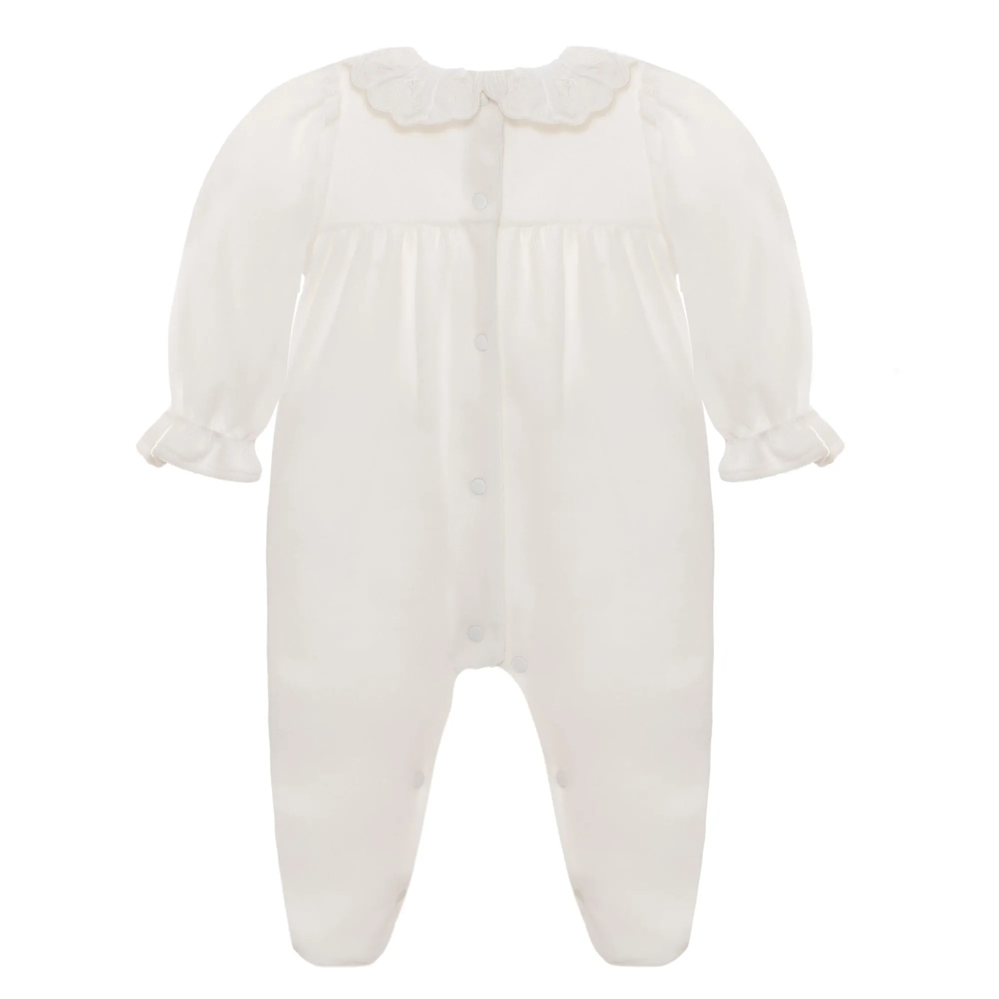 Baby Girls Cream Babygrow