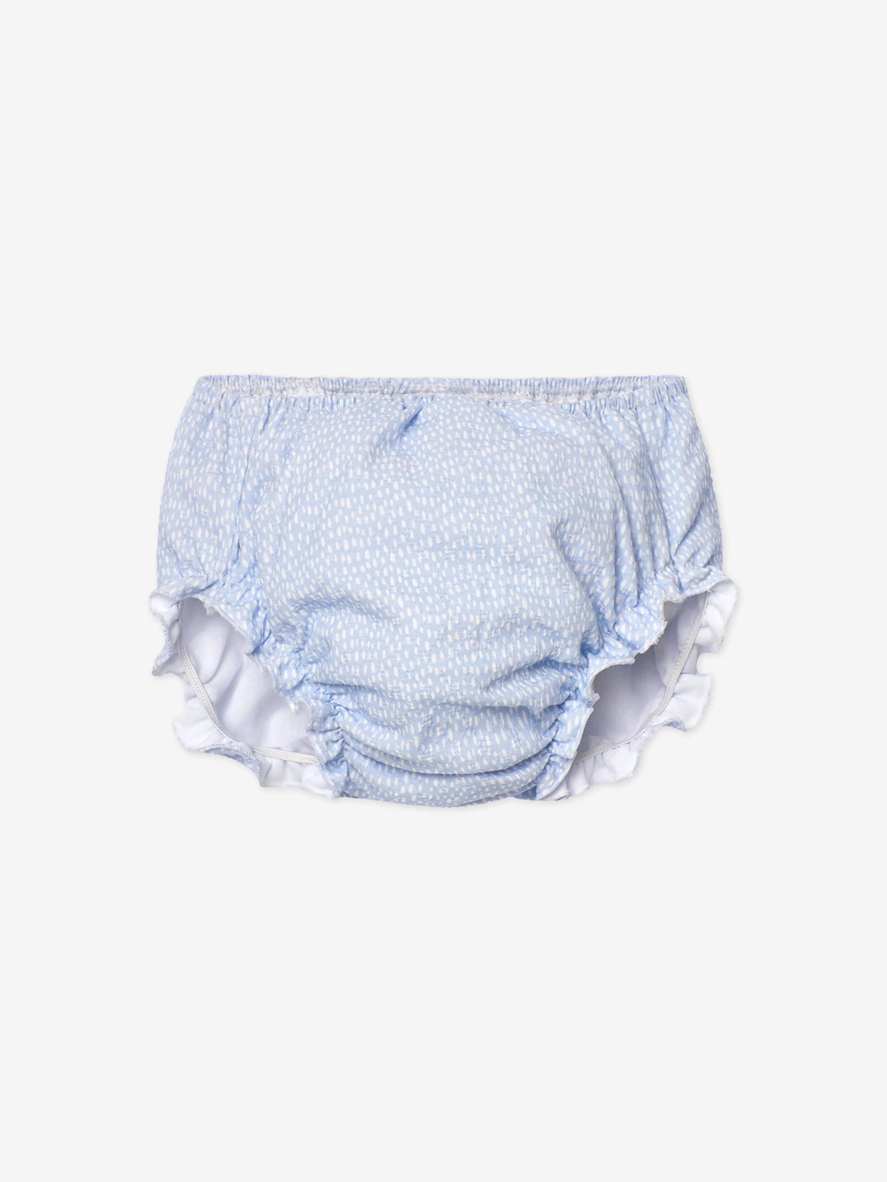 Baby-Mädchen Kleid und Bloomers-Set in Blau