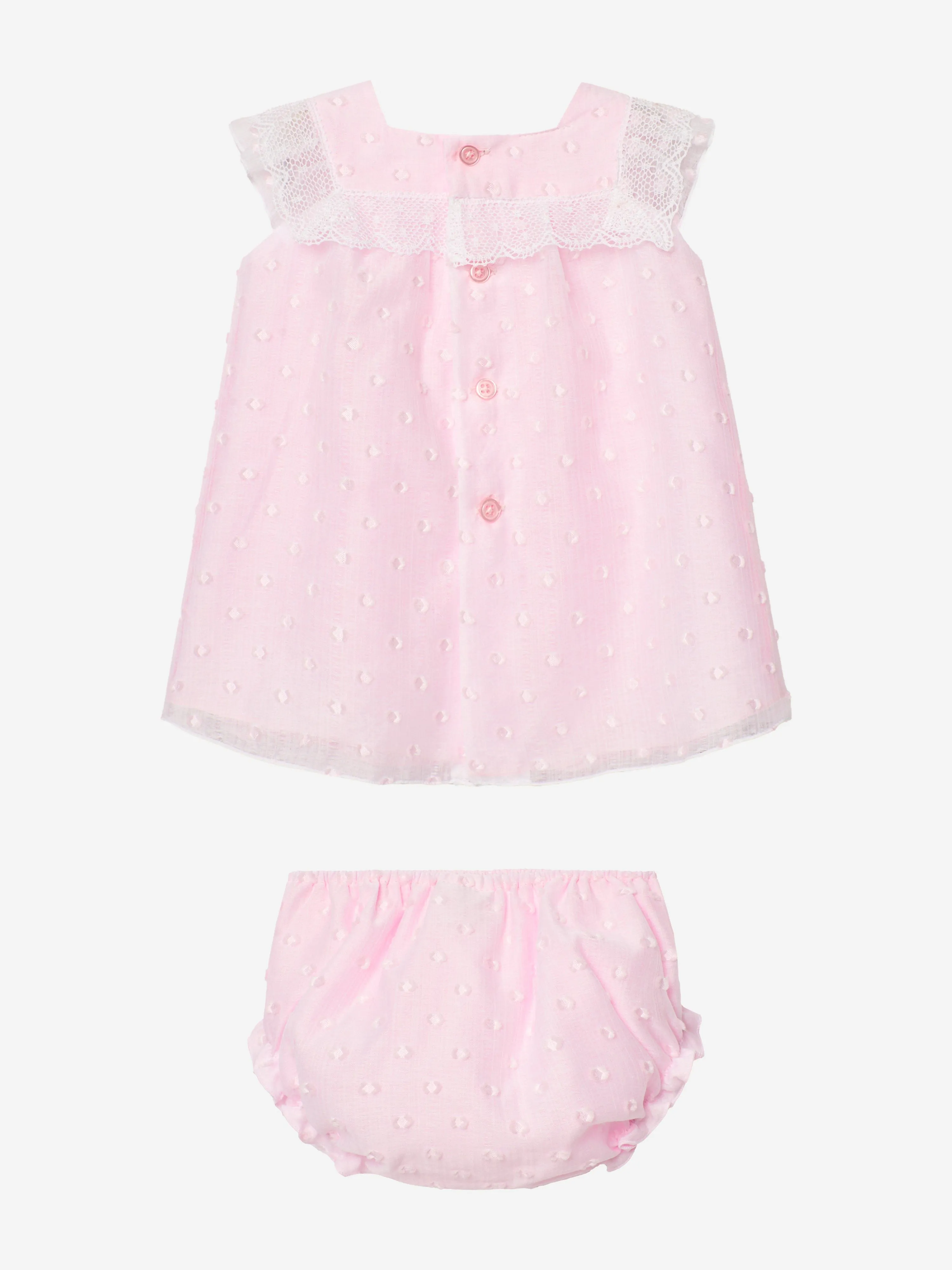 Rosa Kleid und Bloomers-Set für Babygirls