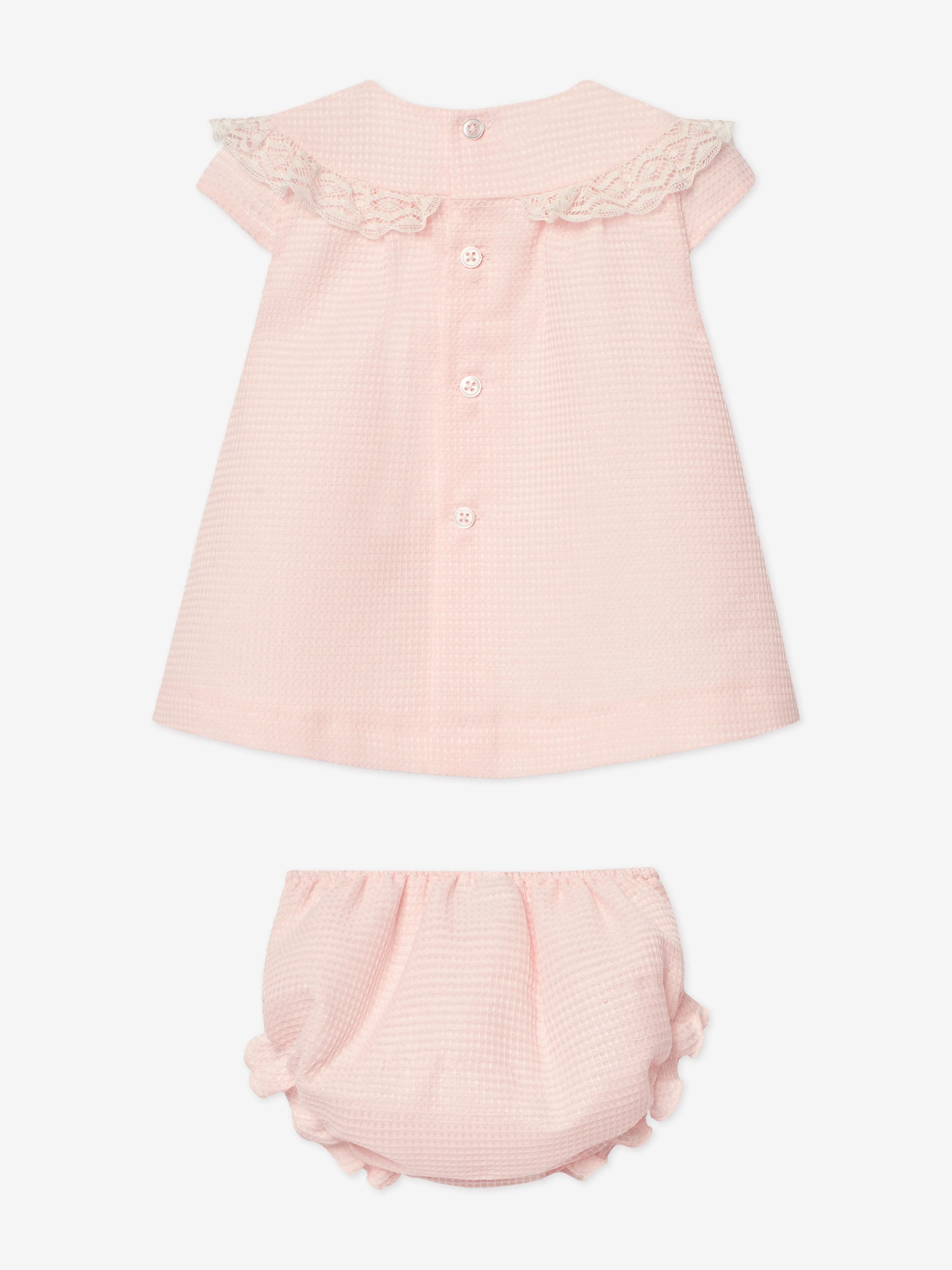 Rosa Kleid und Bloomers-Set für Babygirls