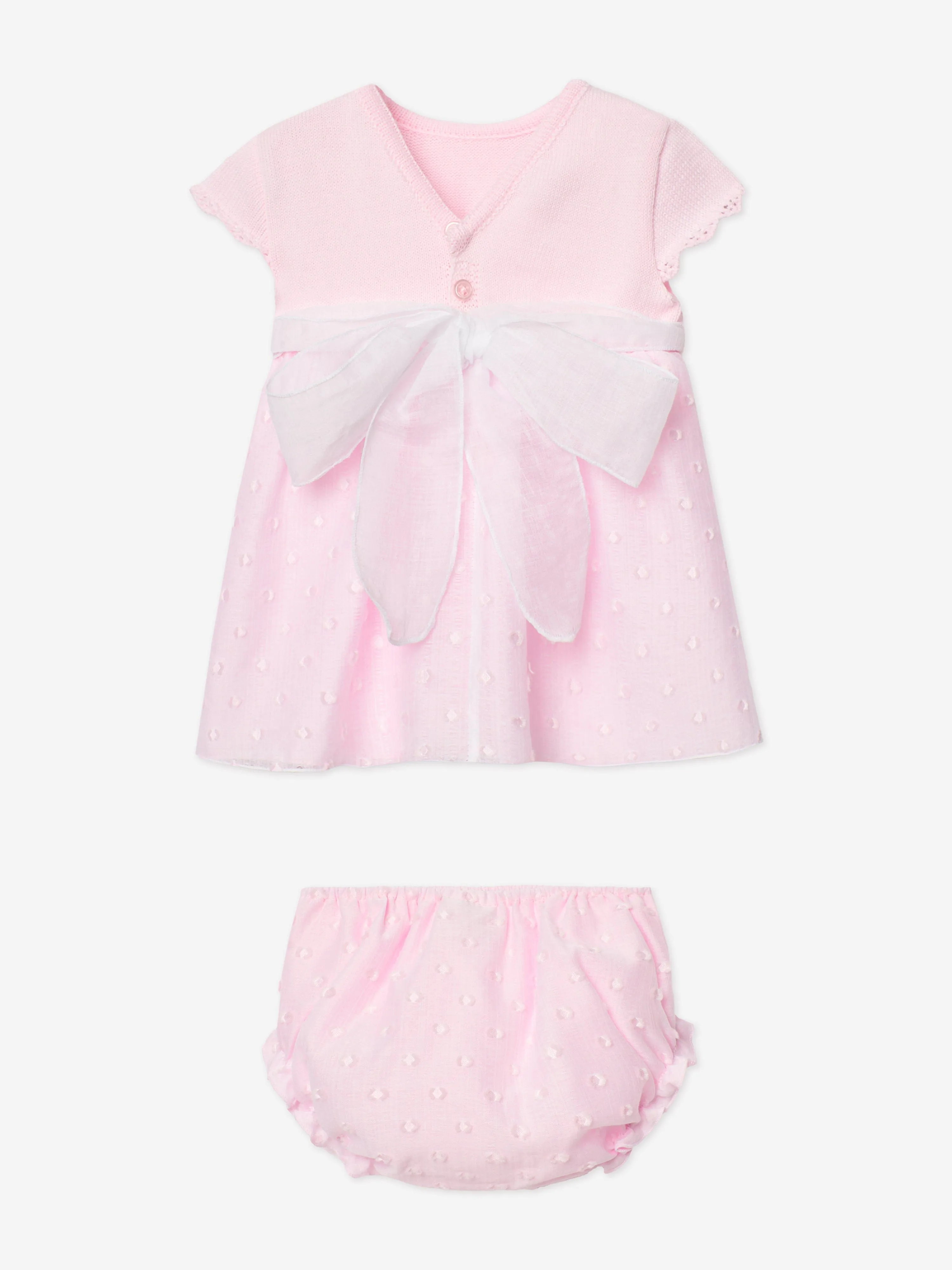 Rosa Kleid und Bloomers-Set für Babygirls
