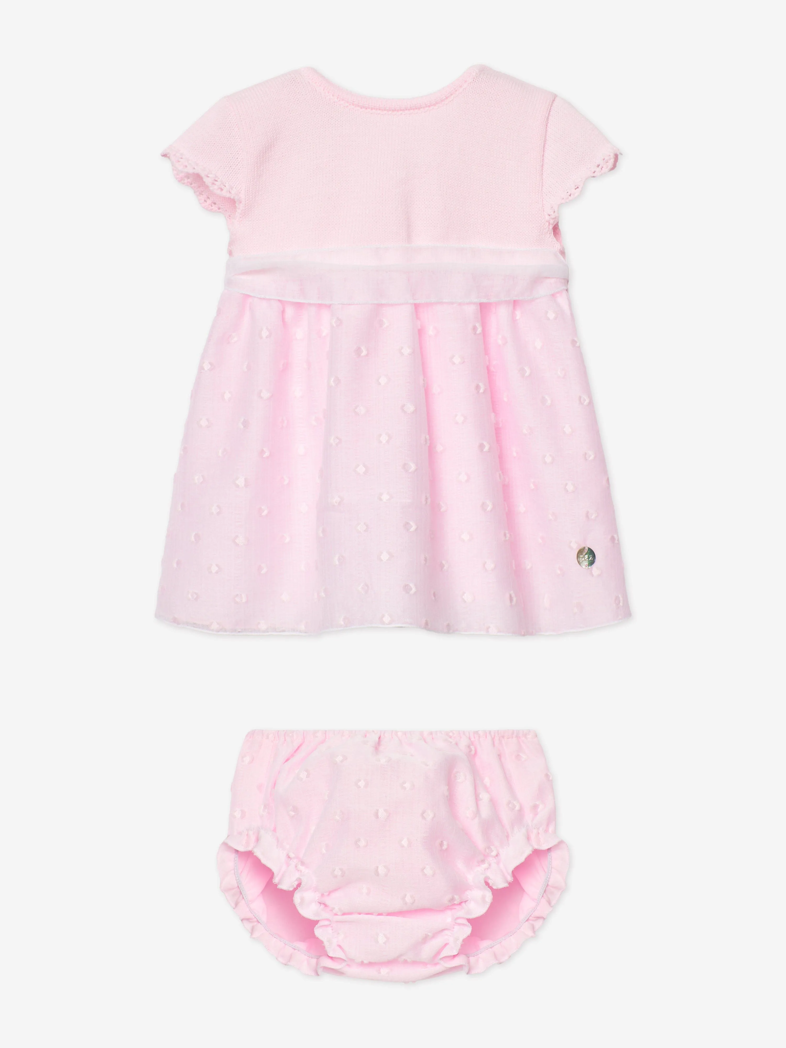 Rosa Kleid und Bloomers-Set für Babygirls