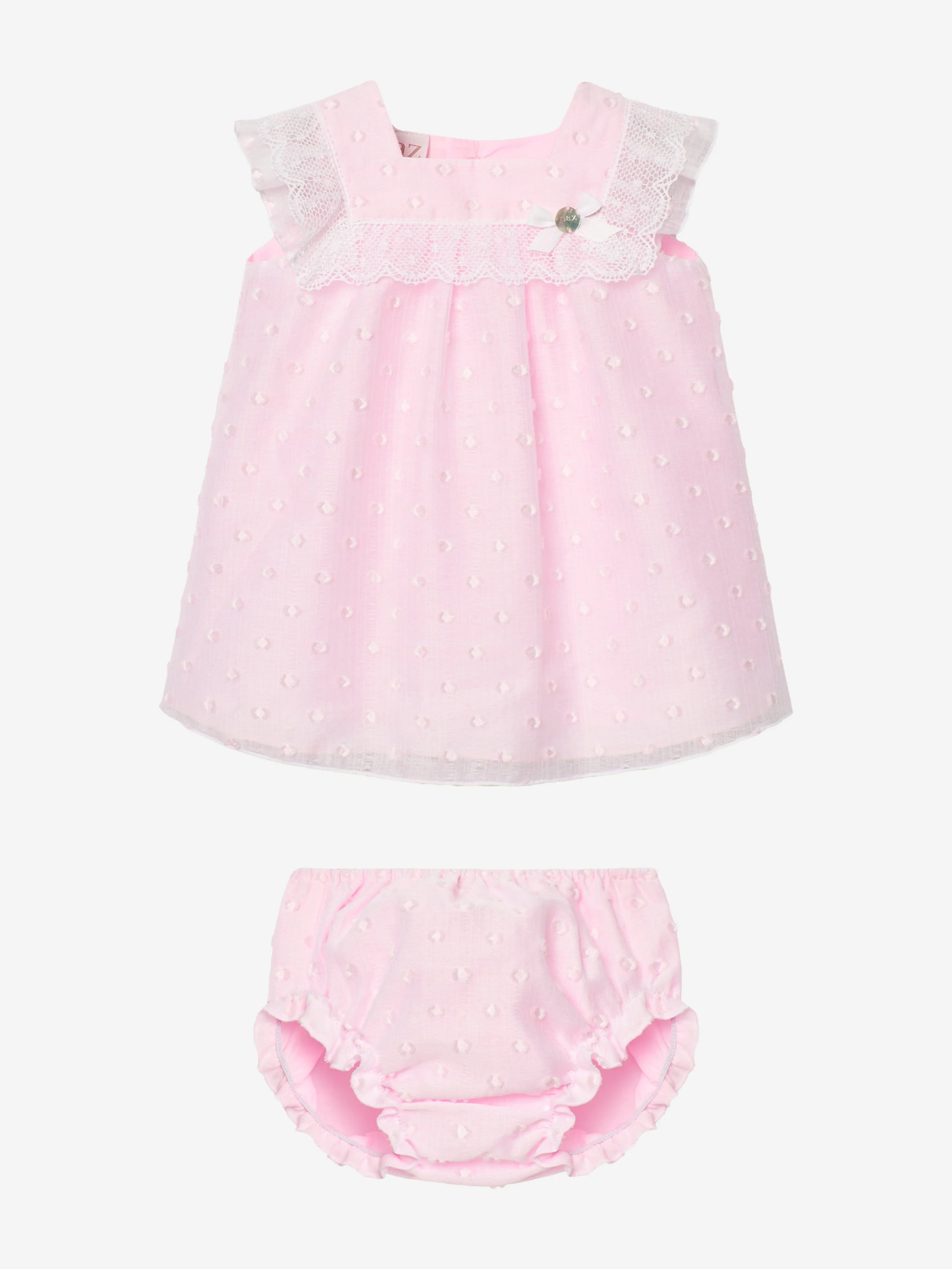 Rosa Kleid und Bloomers-Set für Babygirls