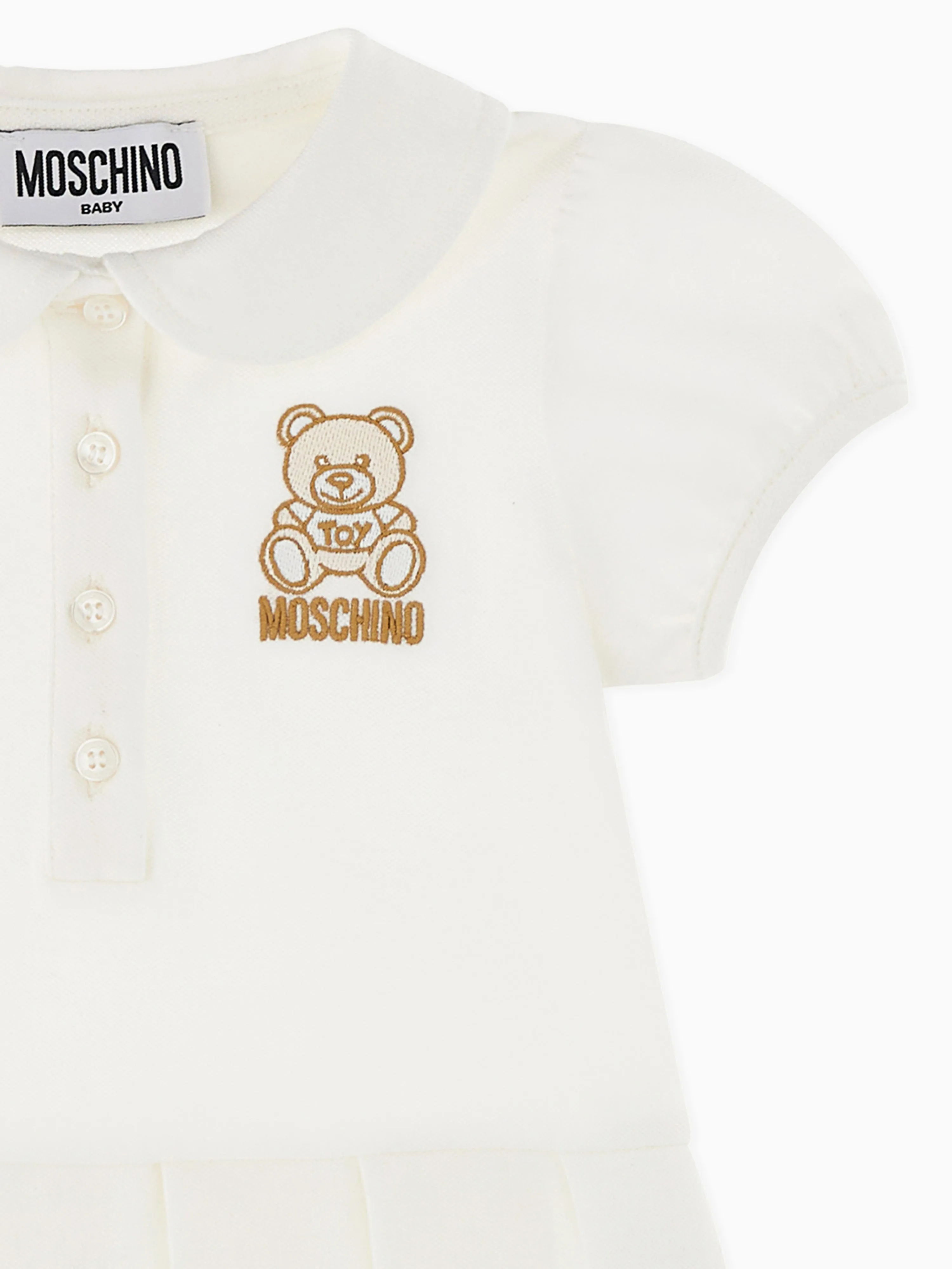 Babygirls Kleid und Höschen-Set in Elfenbein