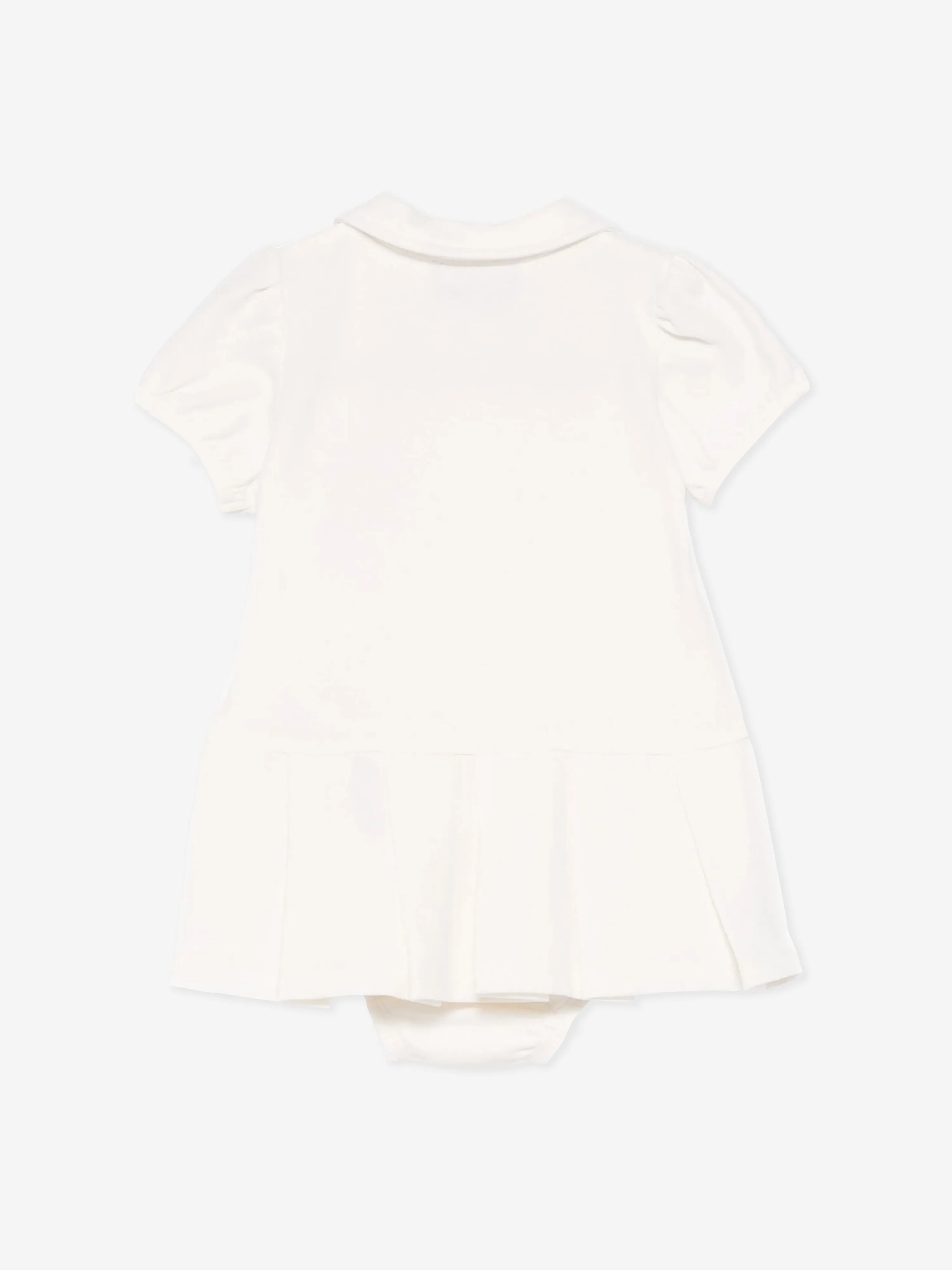 Babygirls Kleid und Höschen-Set in Elfenbein