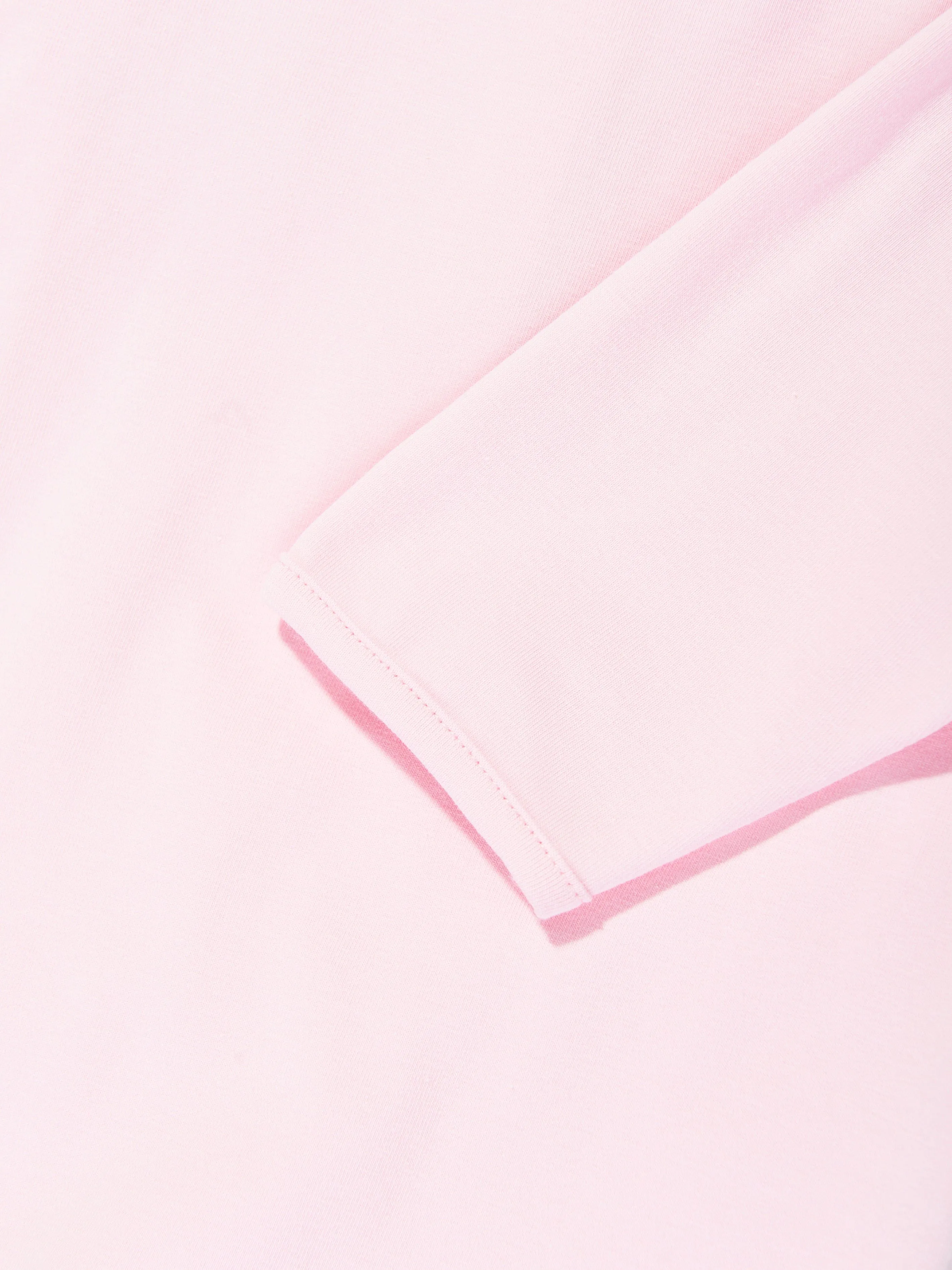 Rosa Baby-Strampler mit besticktem Logo für Mädchen