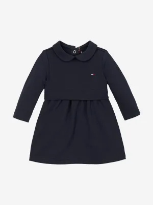 Essentielles Kleid für Babygirls in Marineblau