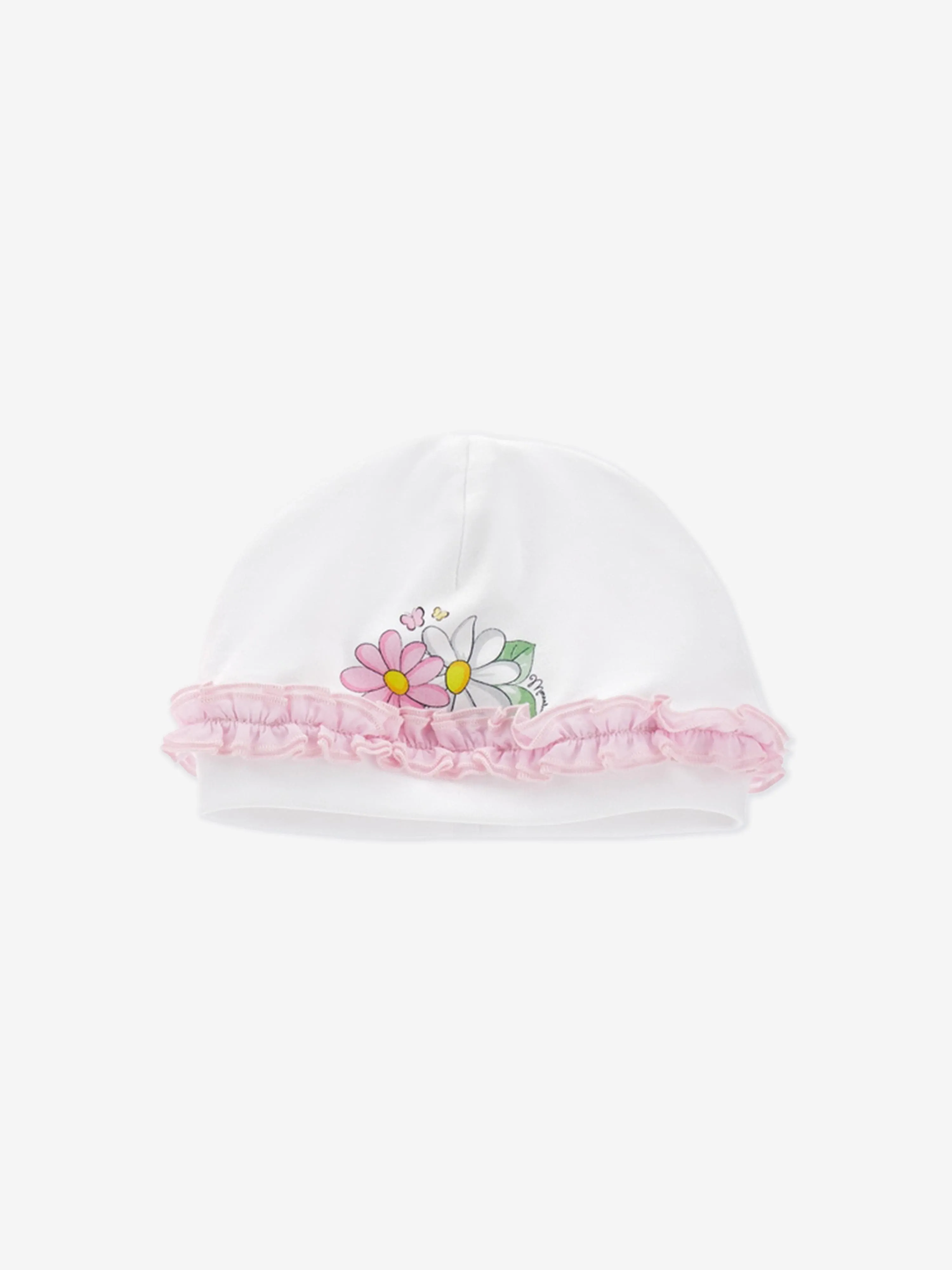 Baby Girls Blumen-Babygrow-Set in Weiß