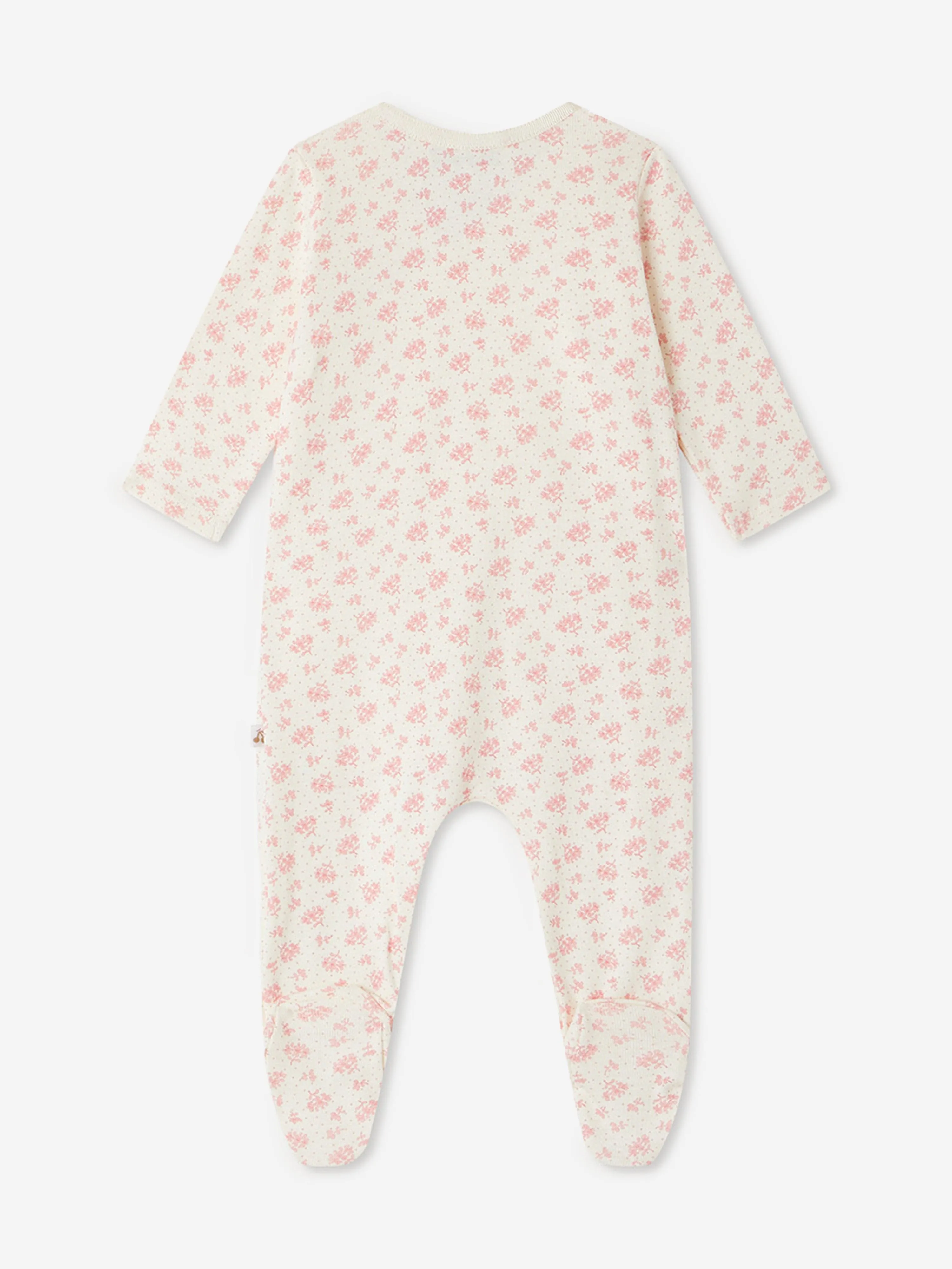 Baby Girls Blumen-Giulietta Babygrow in Elfenbein