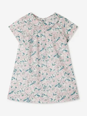 Rosa Blumen-Jadila-Kleid für Baby-Mädchen