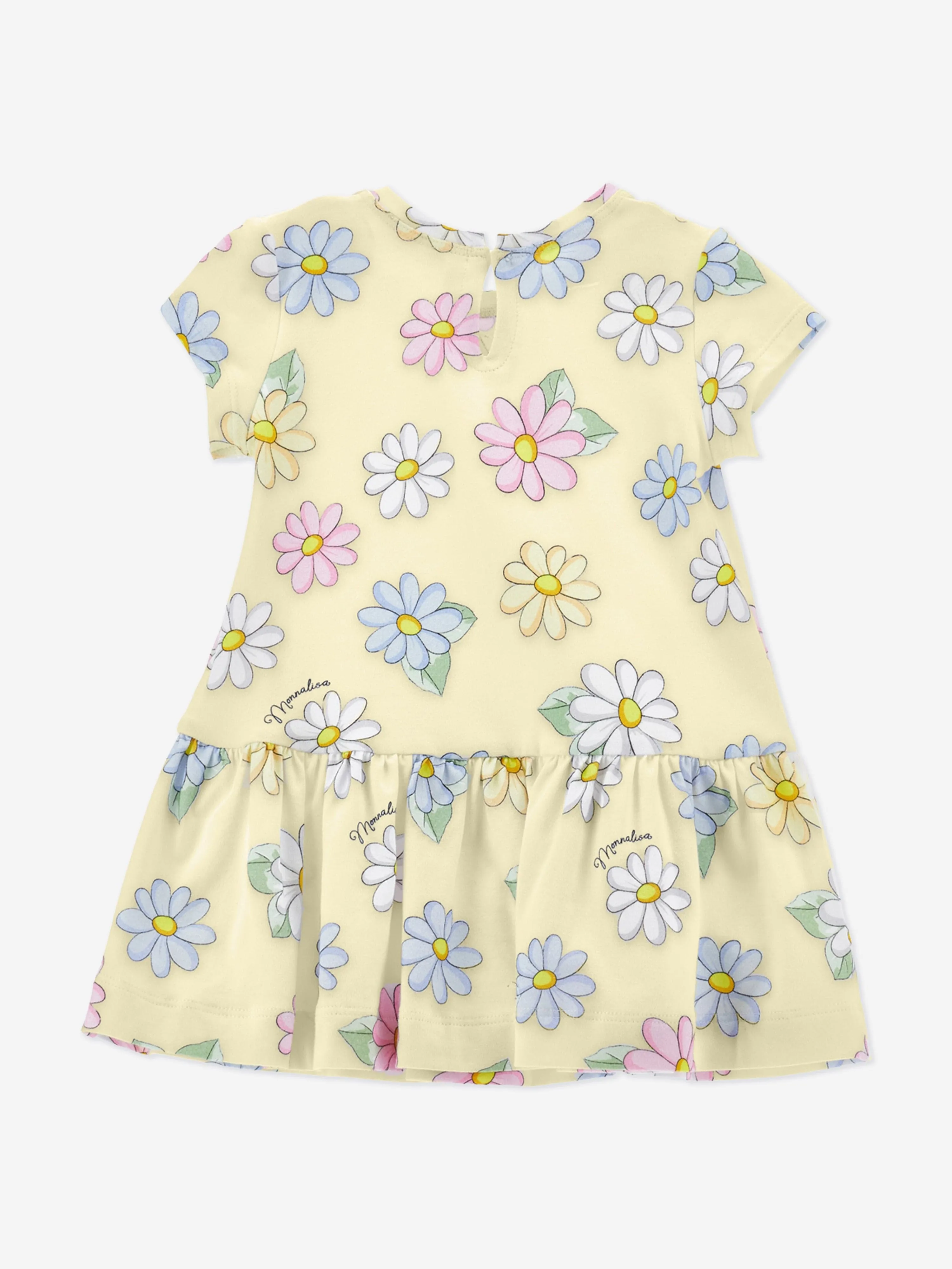 Gelbes Blumenprint-Kleid für Baby-Mädchen