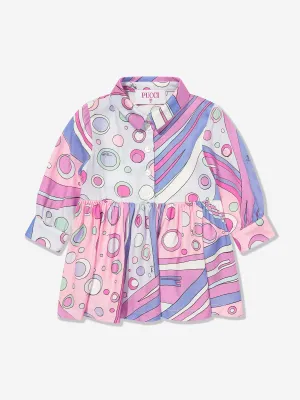 Baby Girls Fontane Print Kleid in Rosa